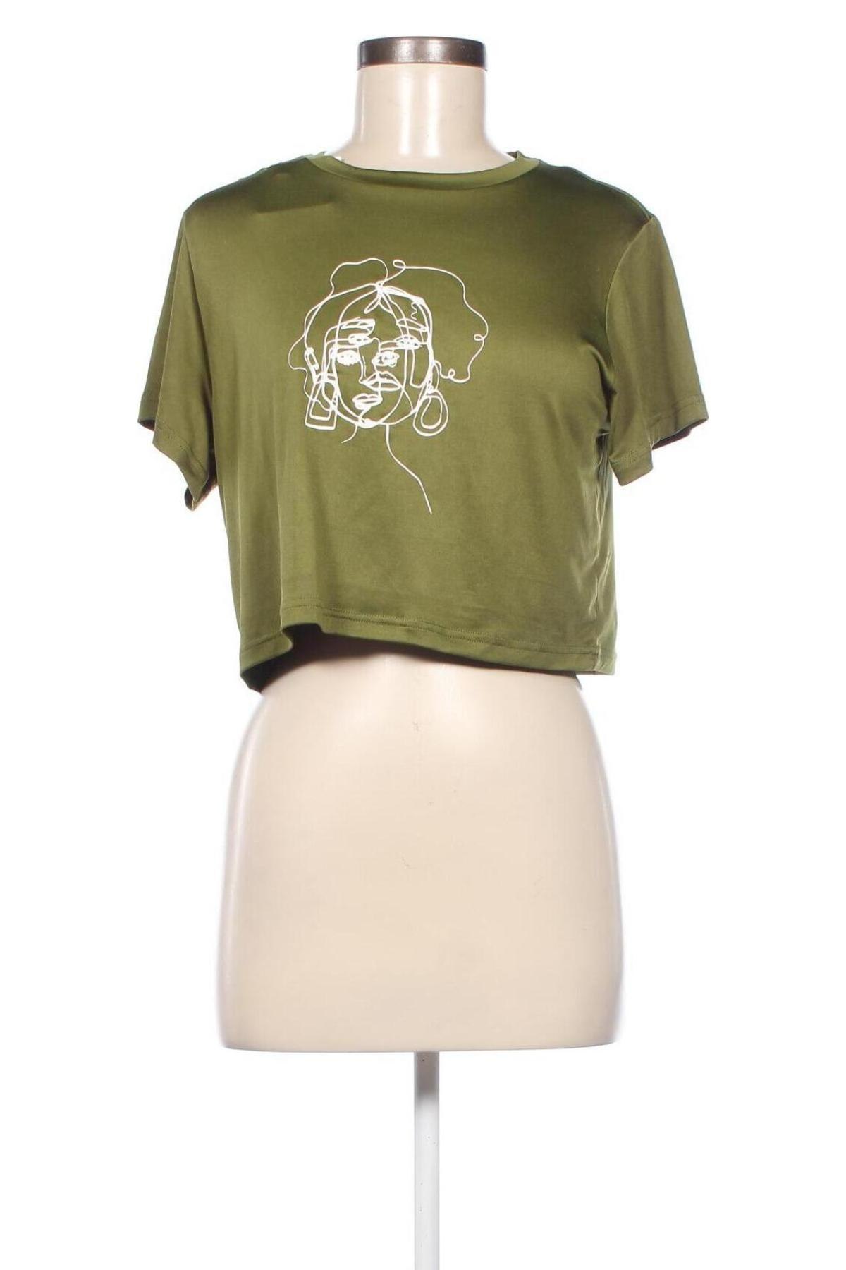 Damen T-Shirt SHEIN, Größe L, Farbe Grün, Preis € 9,05