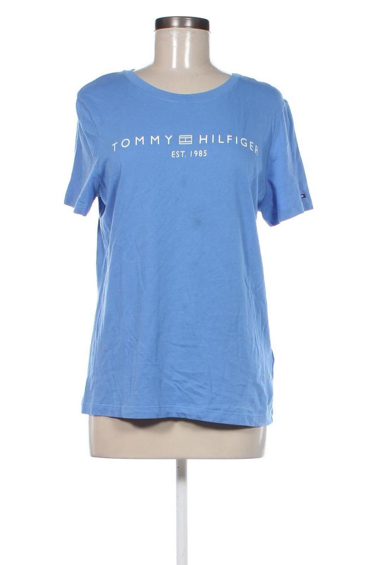 Дамска тениска Tommy Hilfiger, Размер XL, Цвят Син, Цена 72,00 лв.