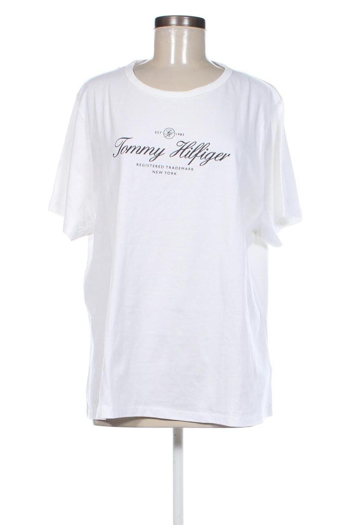 Дамска тениска Tommy Hilfiger, Размер 3XL, Цвят Бял, Цена 72,00 лв.