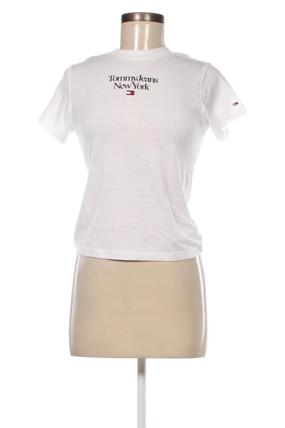 Damen T-Shirt Tommy Jeans, Größe M, Farbe Weiß, Preis € 37,11