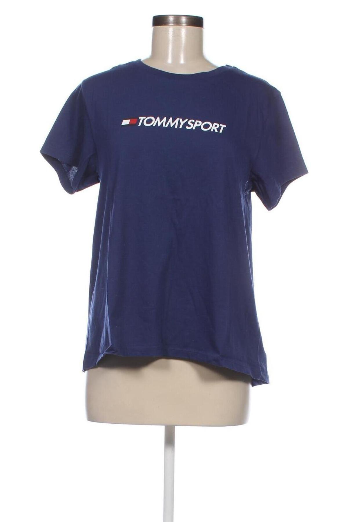 Damen T-Shirt Tommy Sport, Größe S, Farbe Blau, Preis 18,56 €
