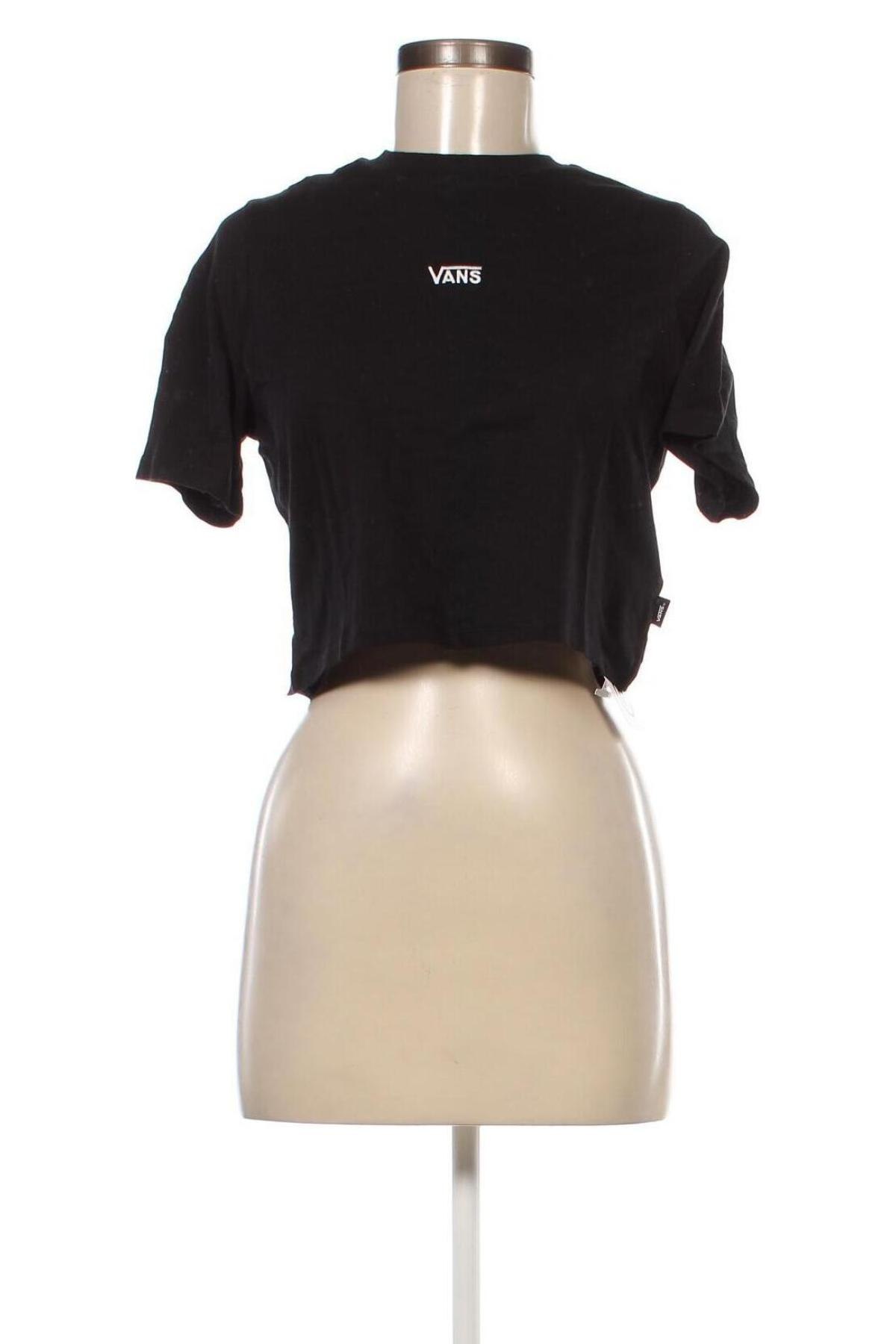 Damen T-Shirt Vans, Größe M, Farbe Schwarz, Preis 23,71 €