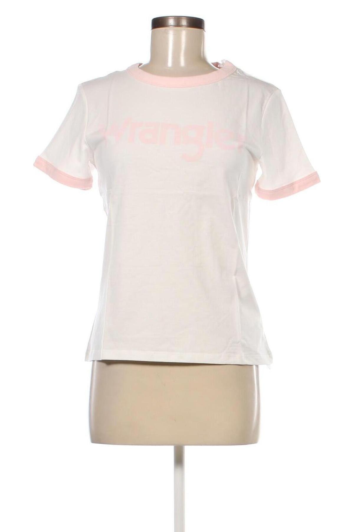 Damen T-Shirt Wrangler, Größe M, Farbe Weiß, Preis 14,38 €