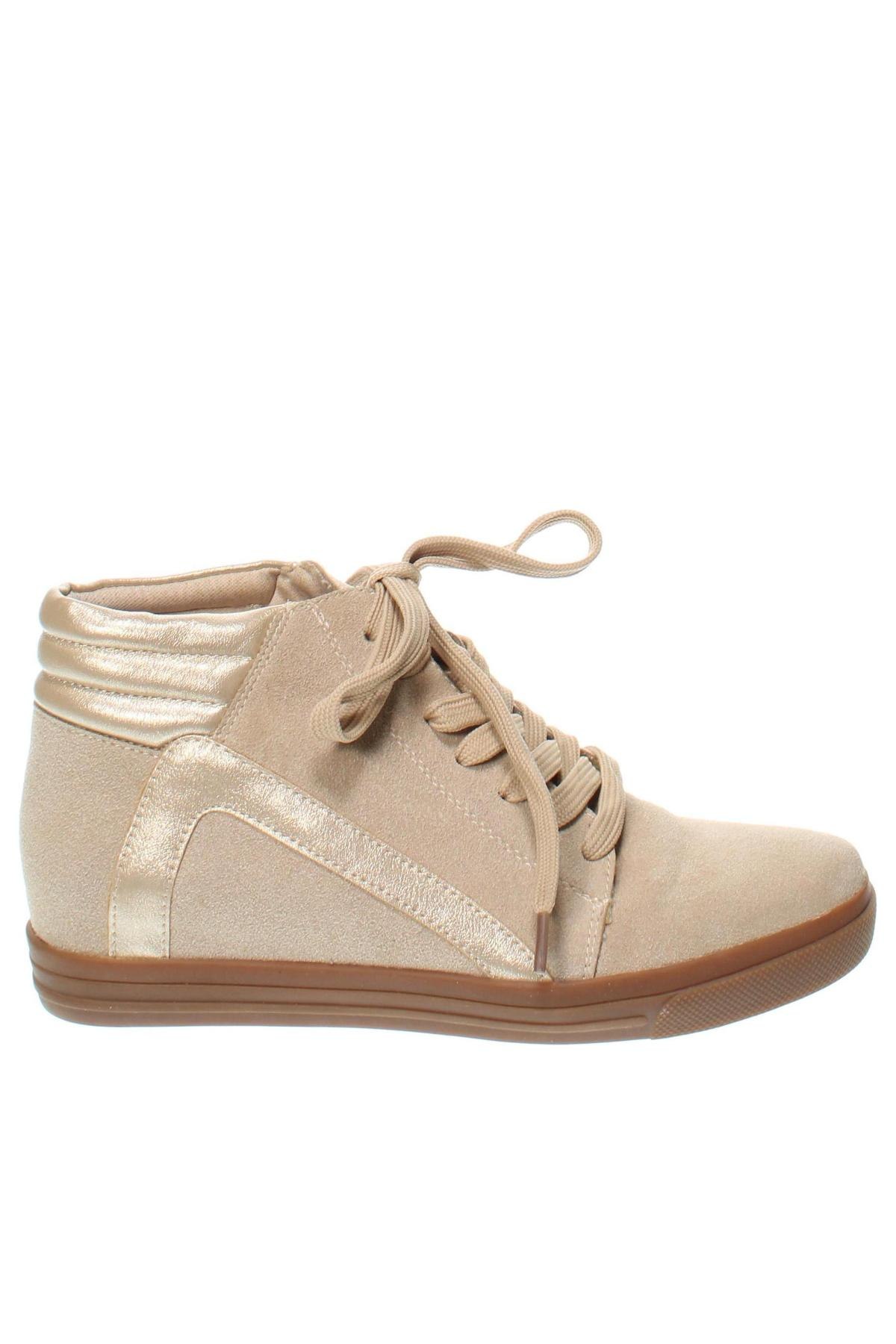 Damen Stiefeletten, Größe 38, Farbe Beige, Preis 12,52 €