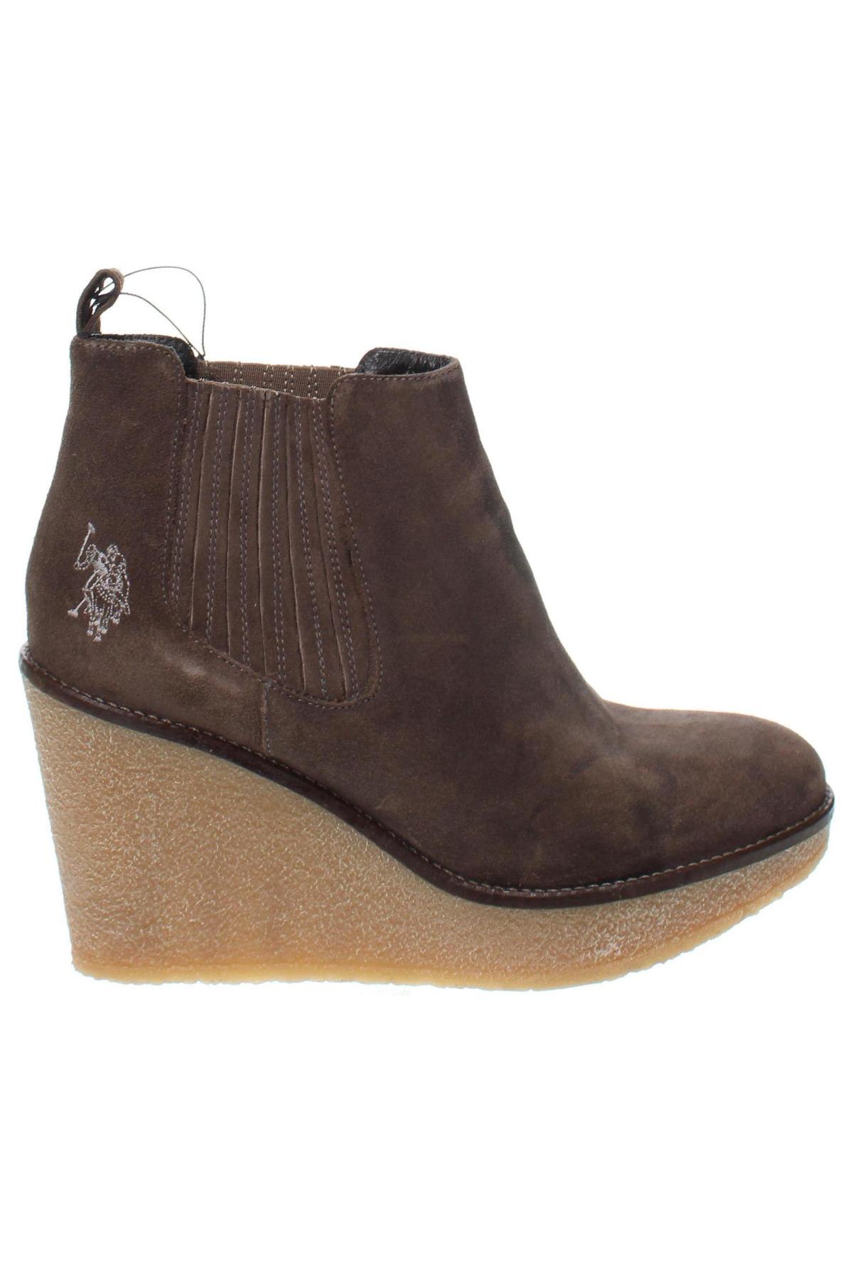 Damen Stiefeletten U.S. Polo Assn., Größe 40, Farbe Braun, Preis 41,55 €