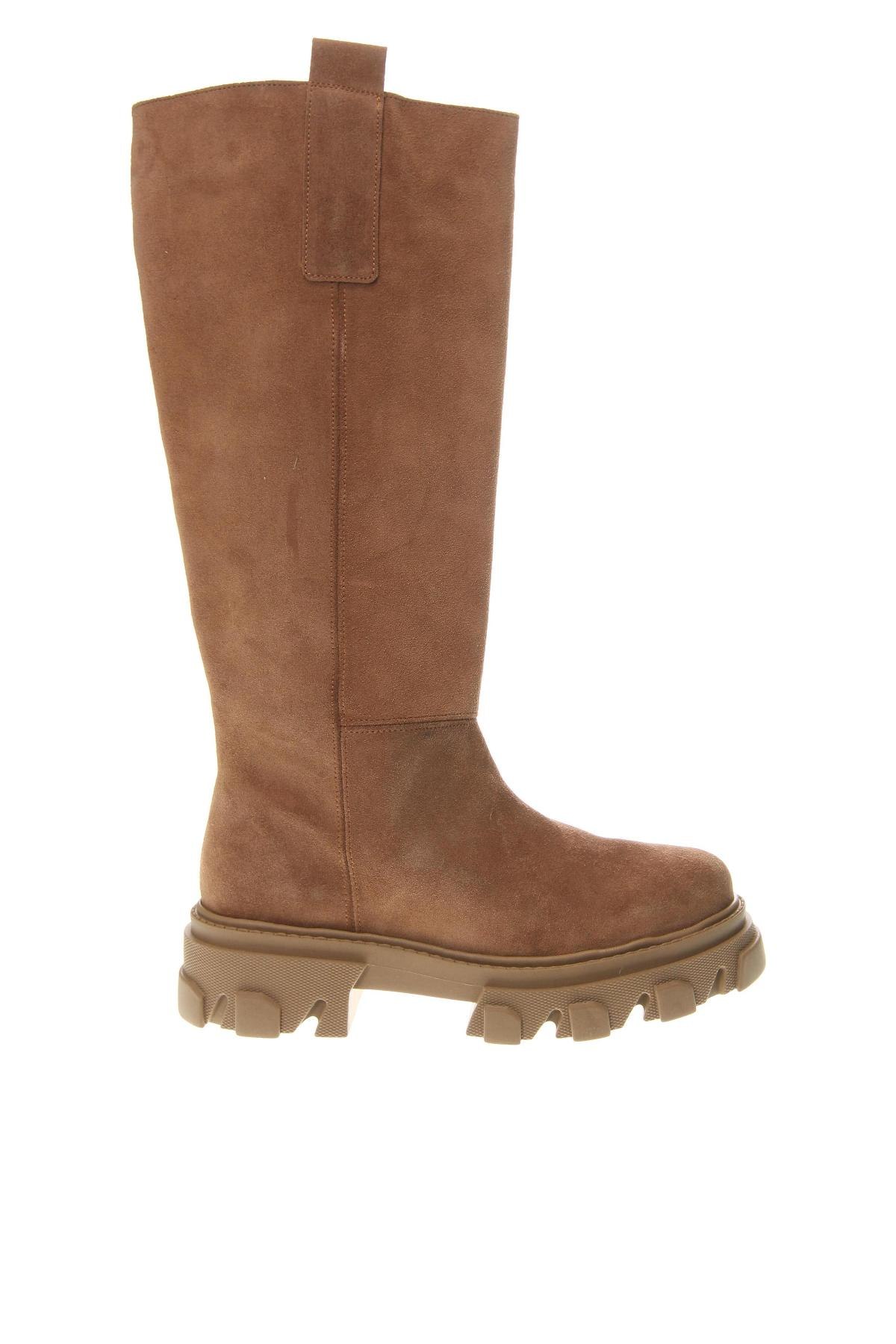 Damenstiefel Jolana&Fenena, Größe 41, Farbe Beige, Preis 29,30 €