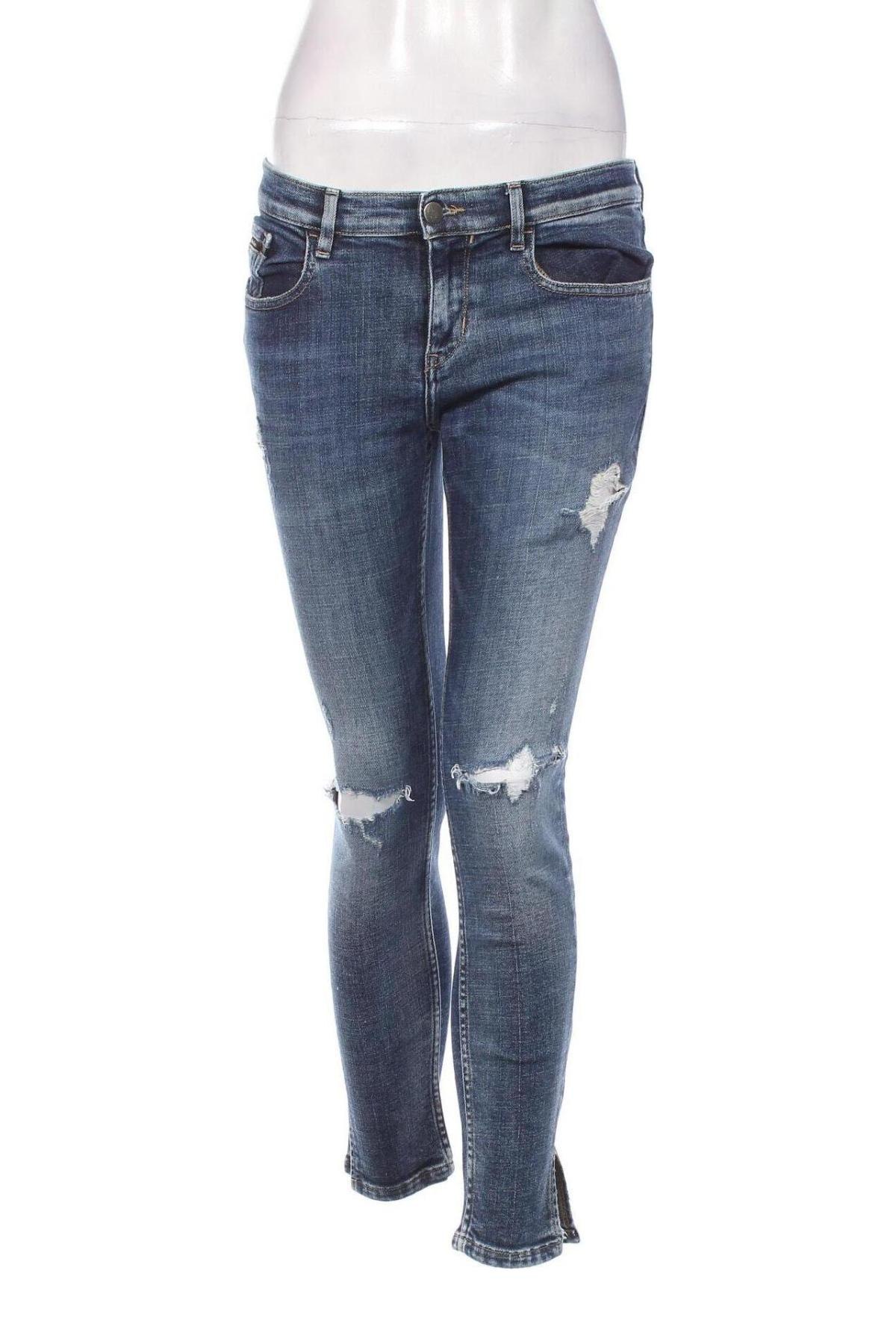 Дамски дънки Calvin Klein Jeans, Размер M, Цвят Син, Цена 68,00 лв.