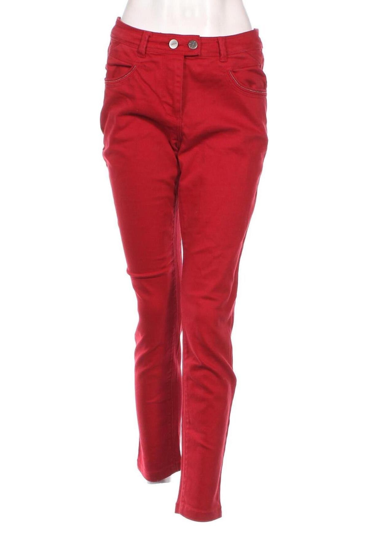 Damen Jeans Cecil, Größe M, Farbe Rot, Preis 11,32 €