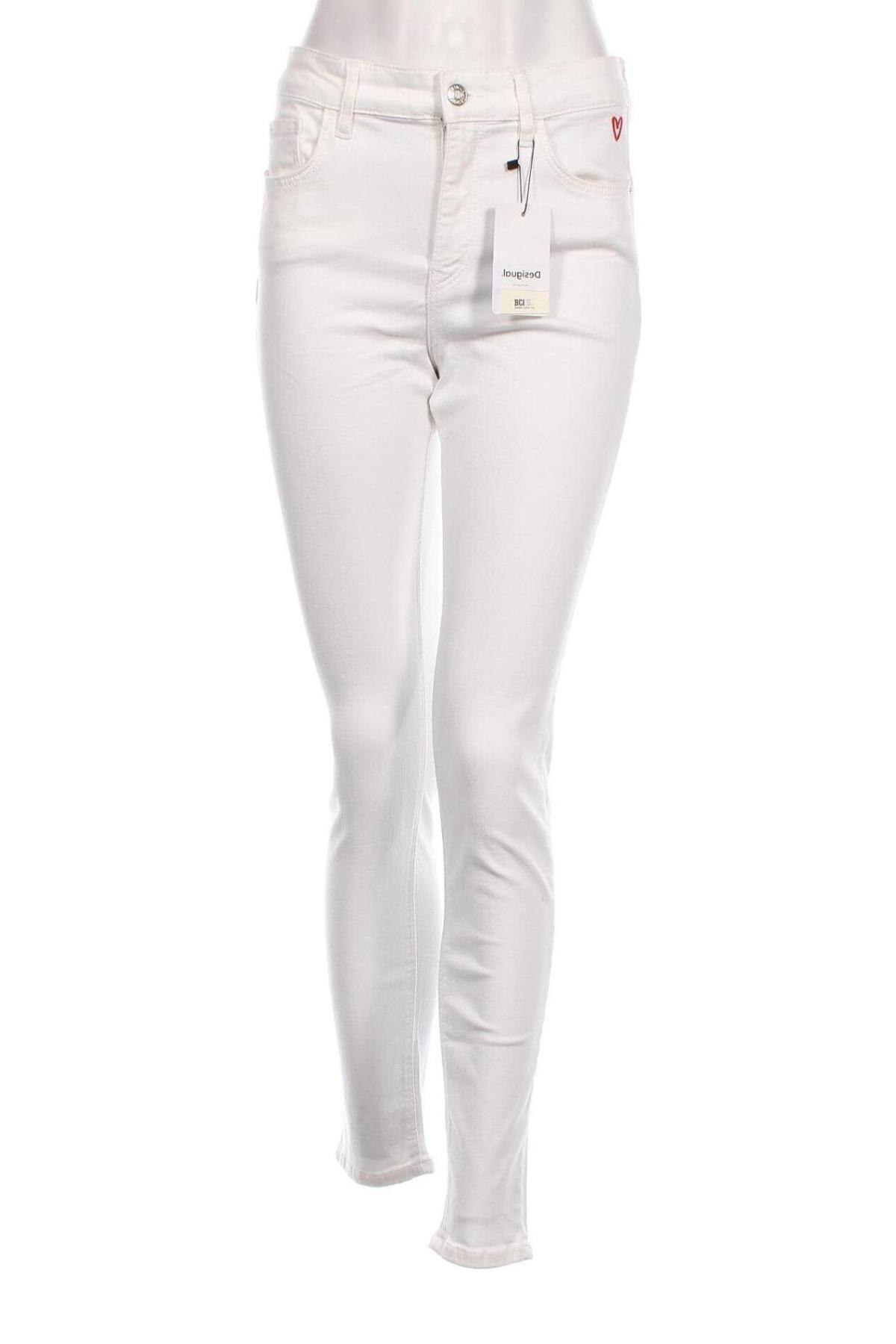 Damen Jeans Desigual, Größe M, Farbe Weiß, Preis 44,33 €
