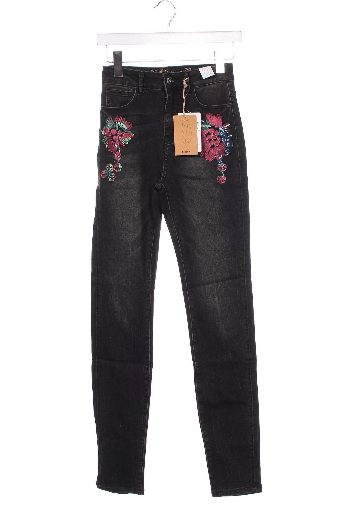 Damen Jeans Desigual, Größe XS, Farbe Schwarz, Preis 31,03 €
