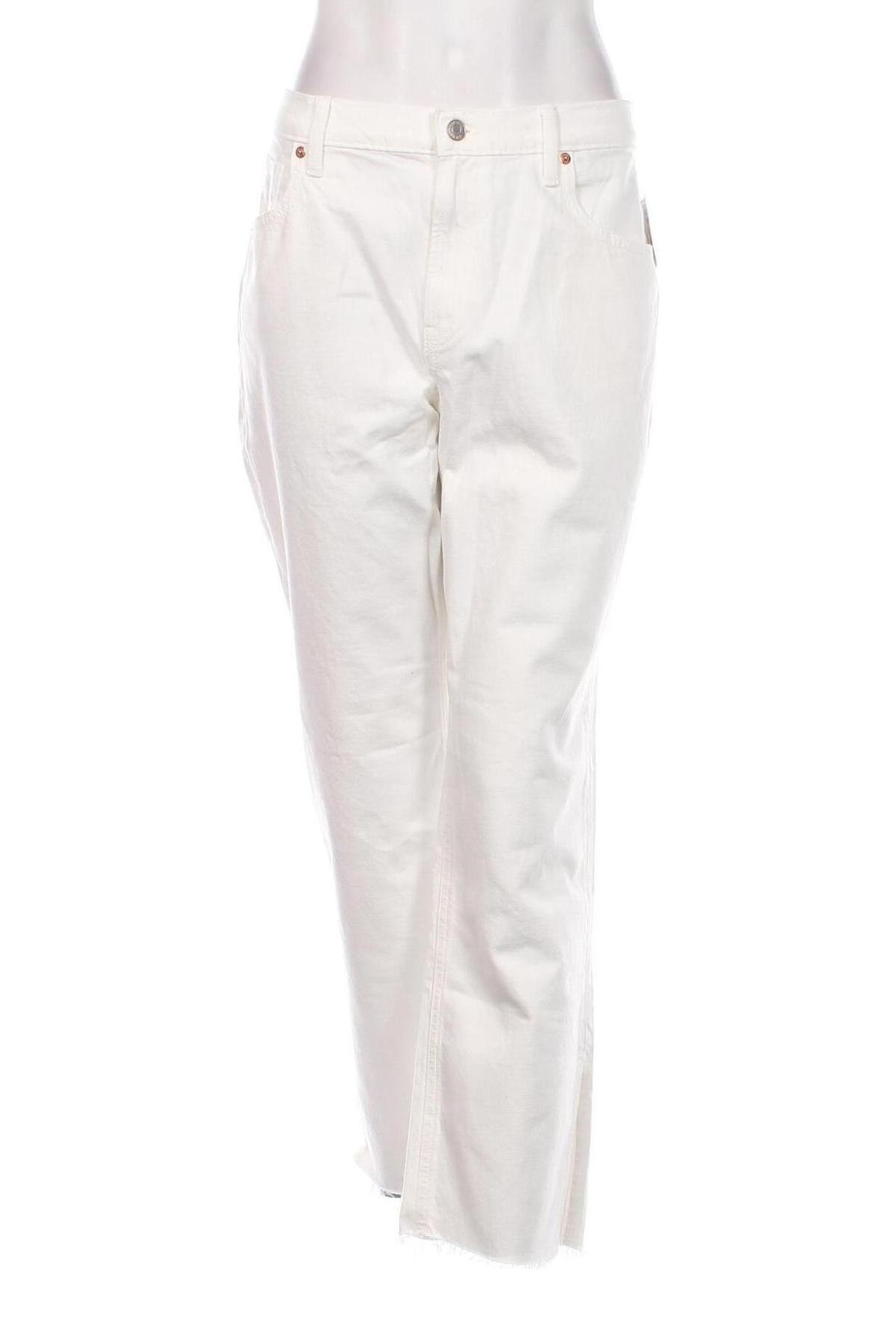 Γυναικείο Τζίν Gap, Μέγεθος XL, Χρώμα Λευκό, Τιμή 55,67 €