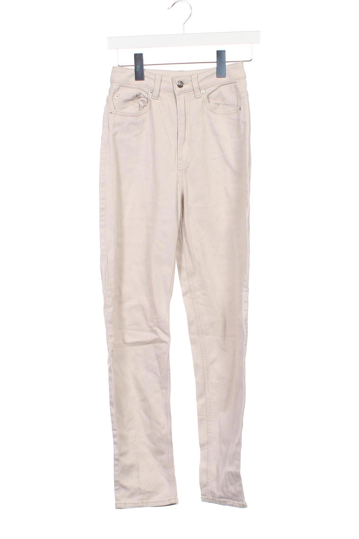 Damen Jeans H&M Divided, Größe XS, Farbe Beige, Preis 6,05 €