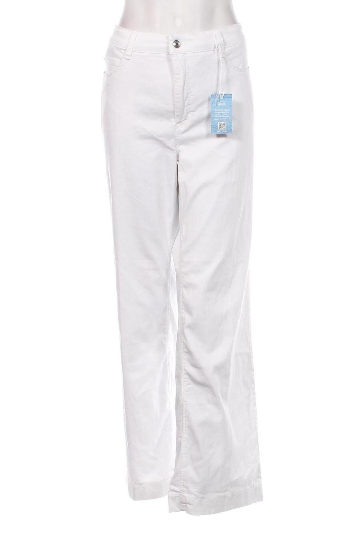 Damskie jeansy Mac, Rozmiar XL, Kolor Biały, Cena 206,31 zł