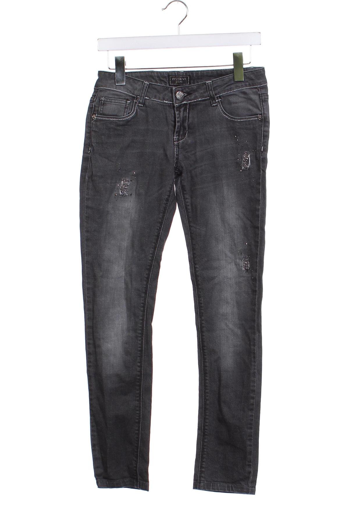 Dámske džínsy  Motivi, Veľkosť S, Farba Sivá, Cena  7,80 €