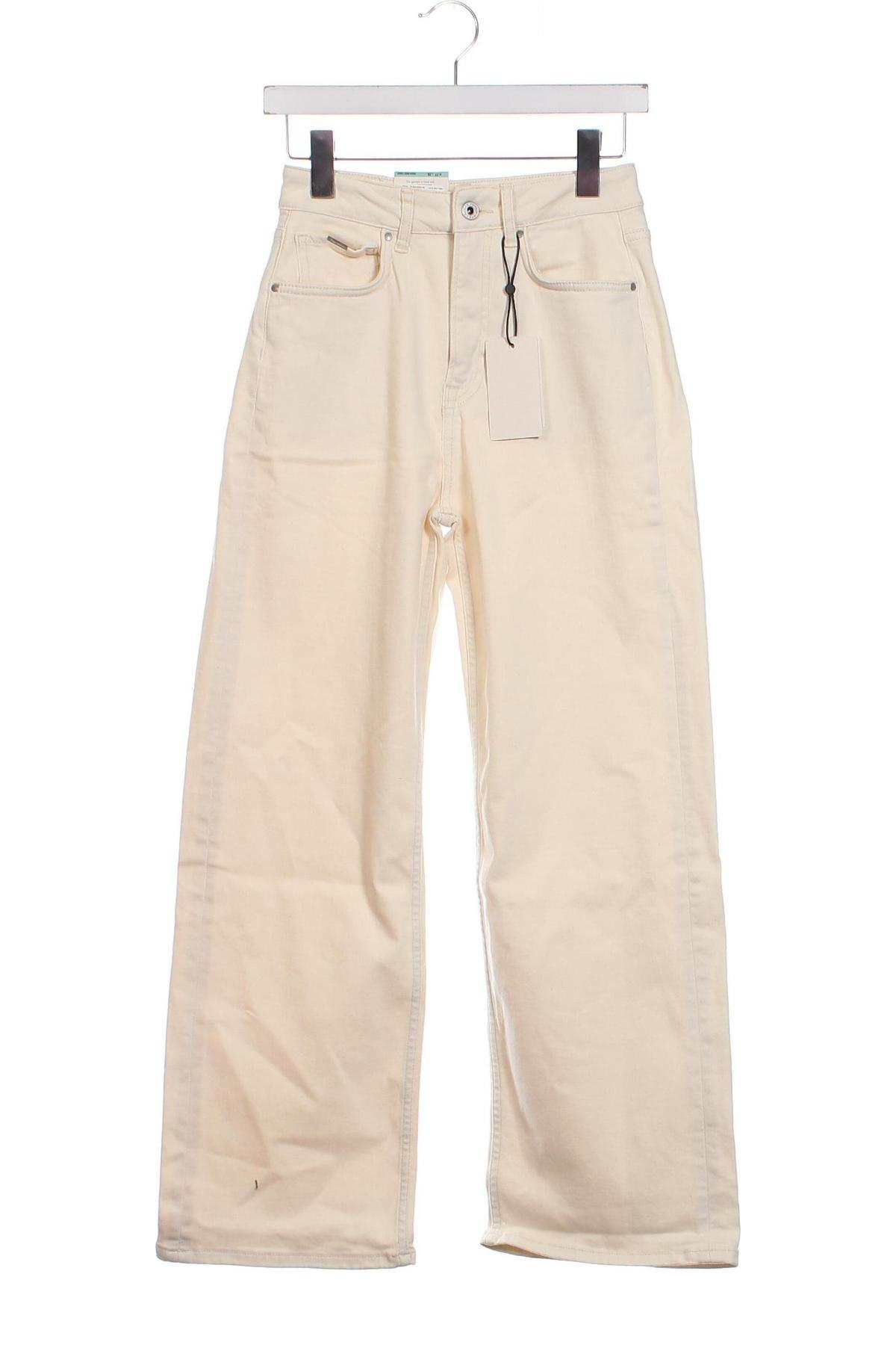 Дамски дънки Pepe Jeans, Размер S, Цвят Екрю, Цена 60,20 лв.