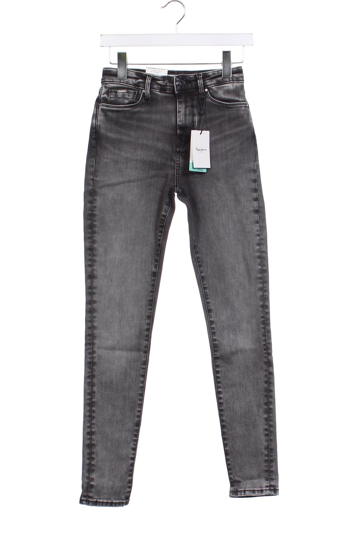 Дамски дънки Pepe Jeans, Размер XS, Цвят Сив, Цена 27,52 лв.