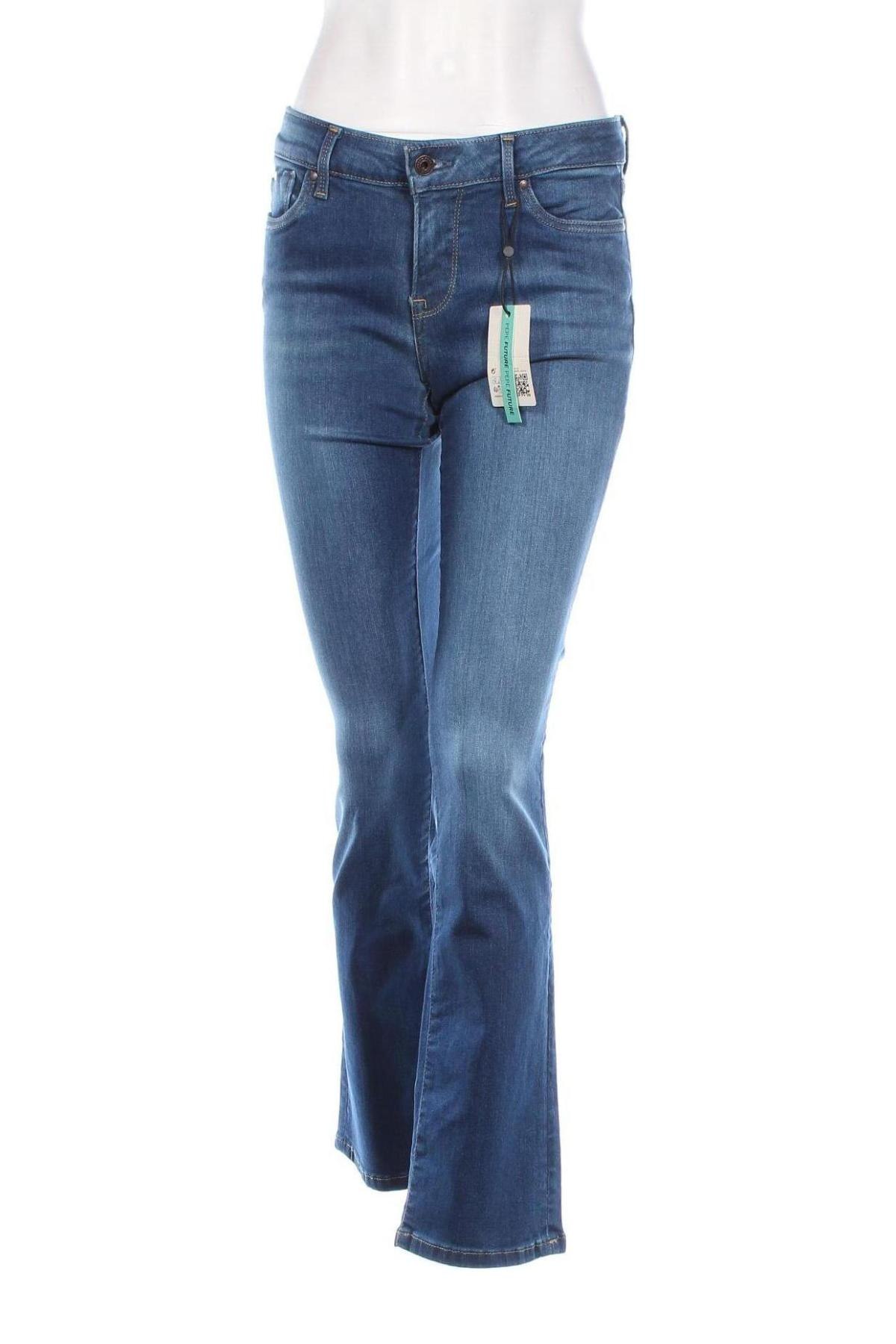 Blugi de femei Pepe Jeans, Mărime M, Culoare Albastru, Preț 226,32 Lei
