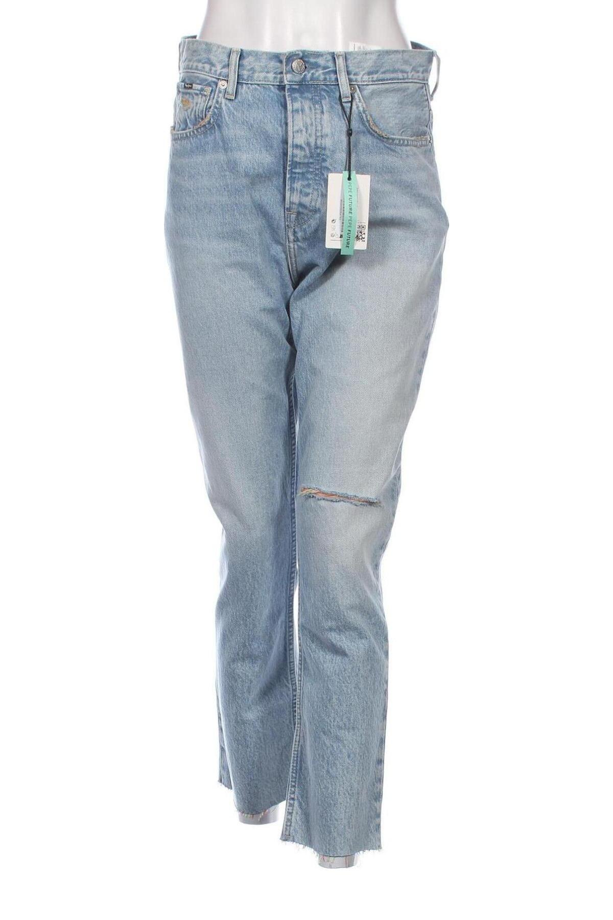 Дамски дънки Pepe Jeans, Размер S, Цвят Син, Цена 56,76 лв.