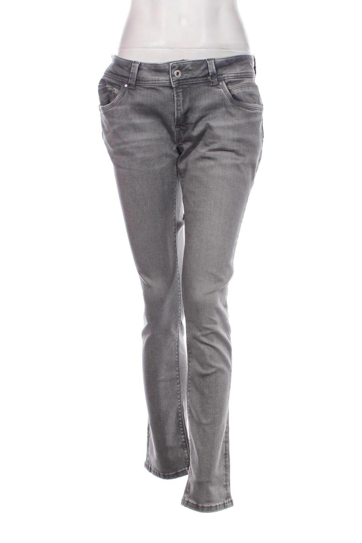 Дамски дънки Pepe Jeans, Размер M, Цвят Сив, Цена 25,80 лв.