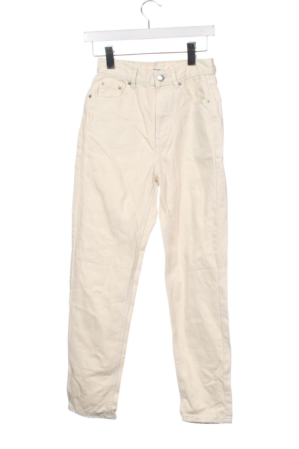 Damen Jeans Pull&Bear, Größe XS, Farbe Ecru, Preis 11,10 €