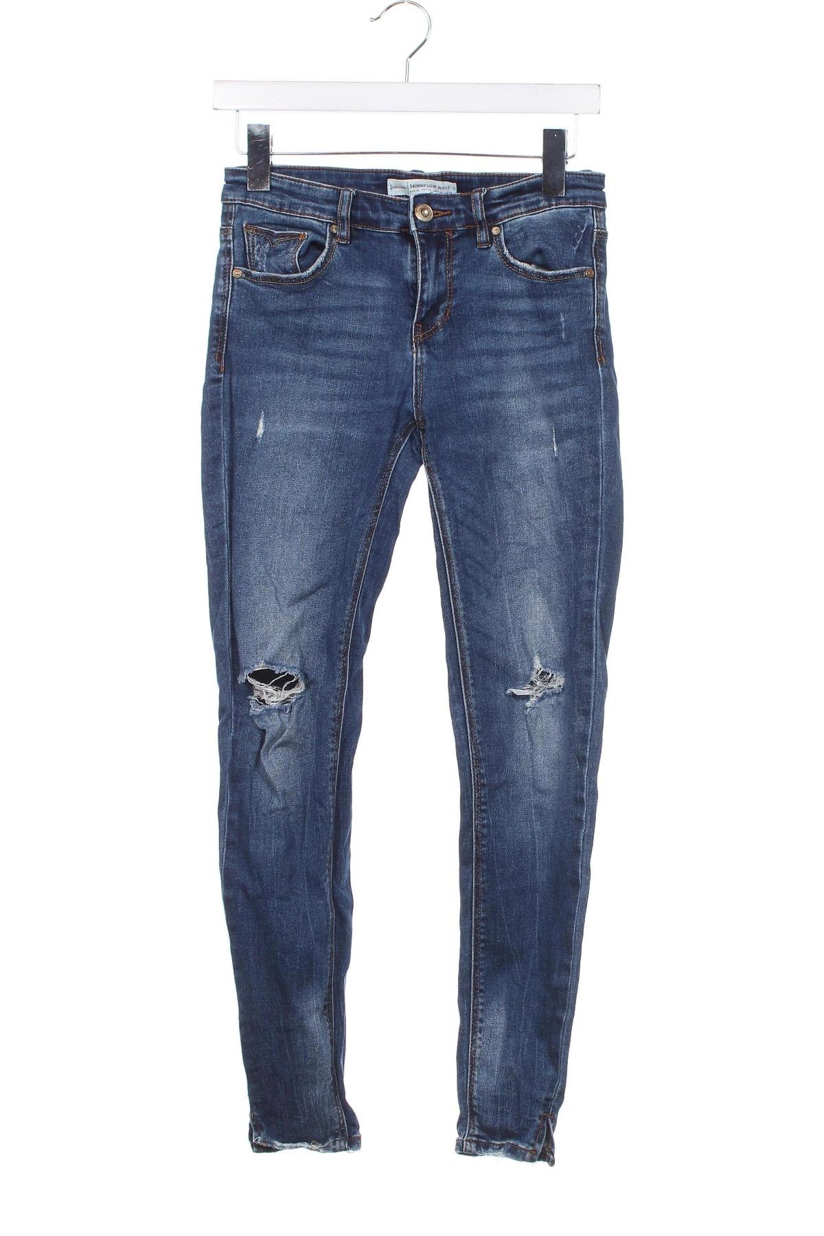 Damskie jeansy Stradivarius, Rozmiar S, Kolor Niebieski, Cena 25,99 zł