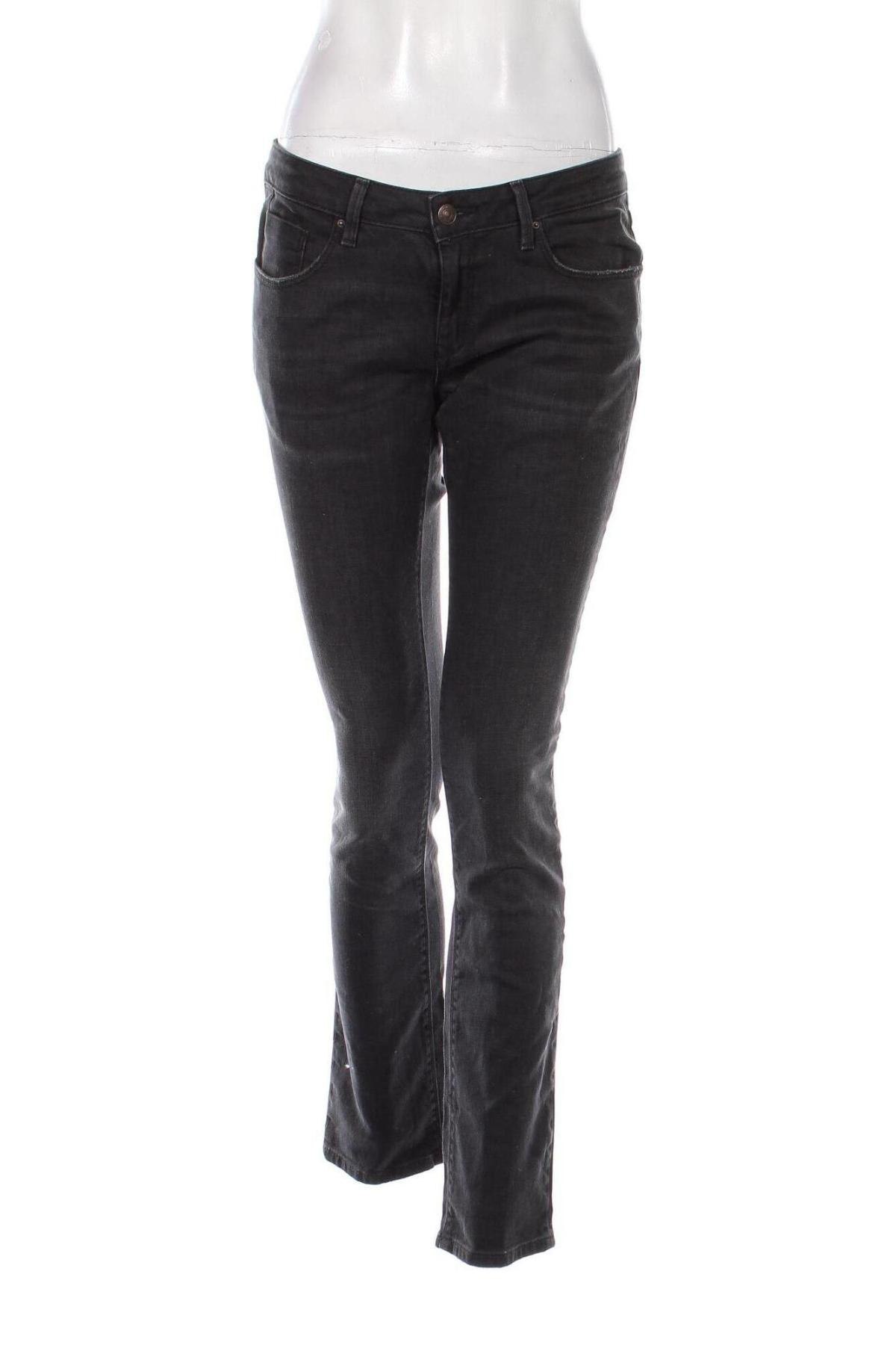 Дамски дънки Zara, Размер M, Цвят Черен, Цена 5,40 лв.