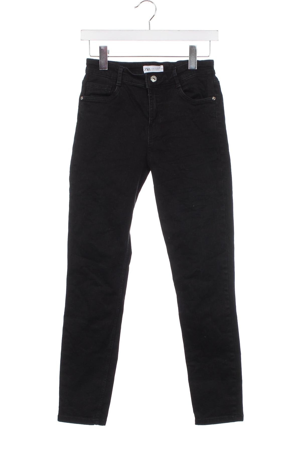 Dámske džínsy  Zara, Veľkosť S, Farba Čierna, Cena  15,31 €