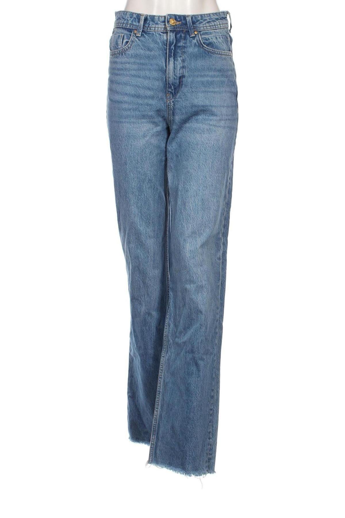 Dámske džínsy  Zara, Veľkosť S, Farba Modrá, Cena  14,00 €
