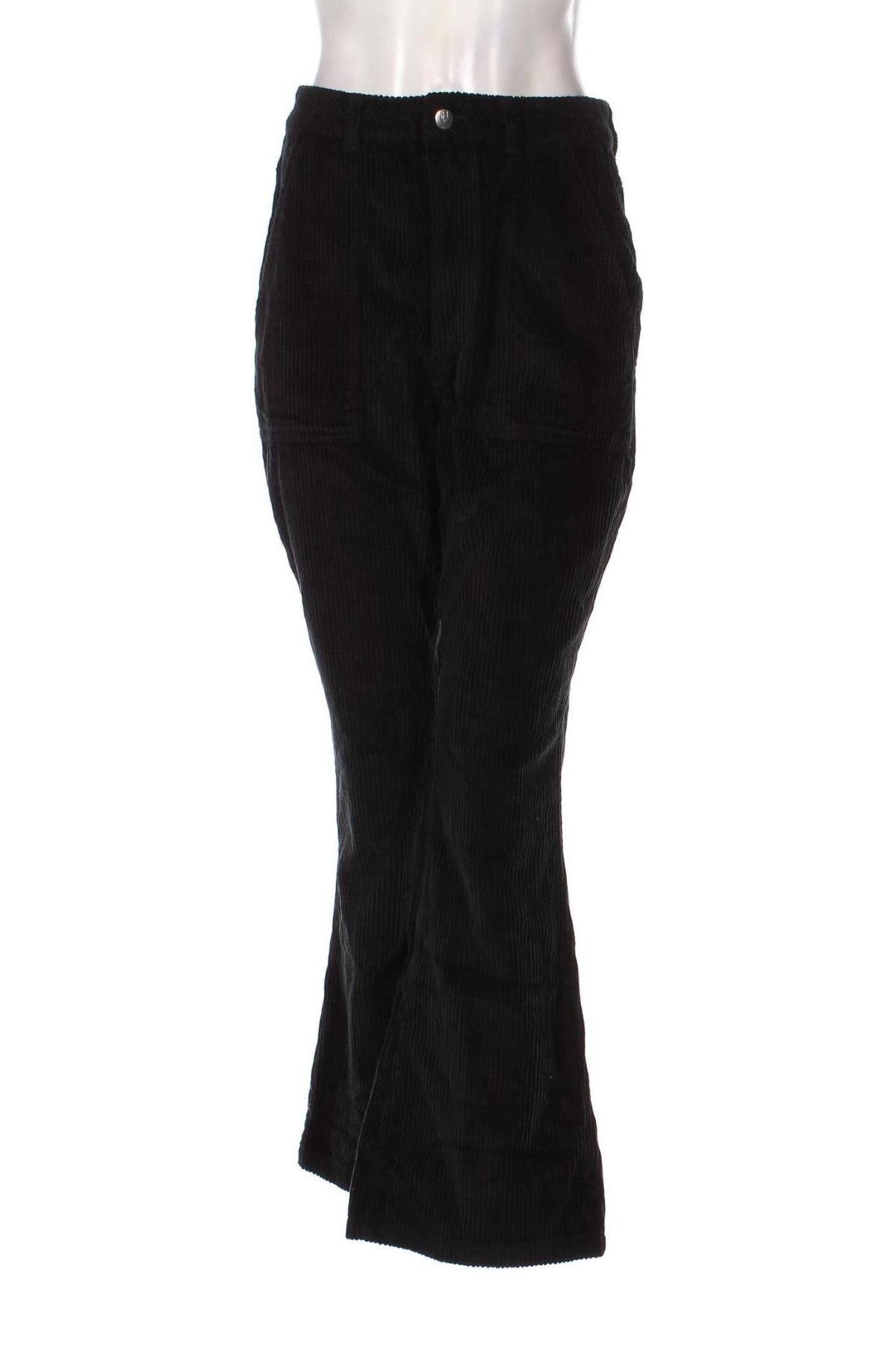 Pantaloni de velvet de femei, Mărime S, Culoare Negru, Preț 17,17 Lei