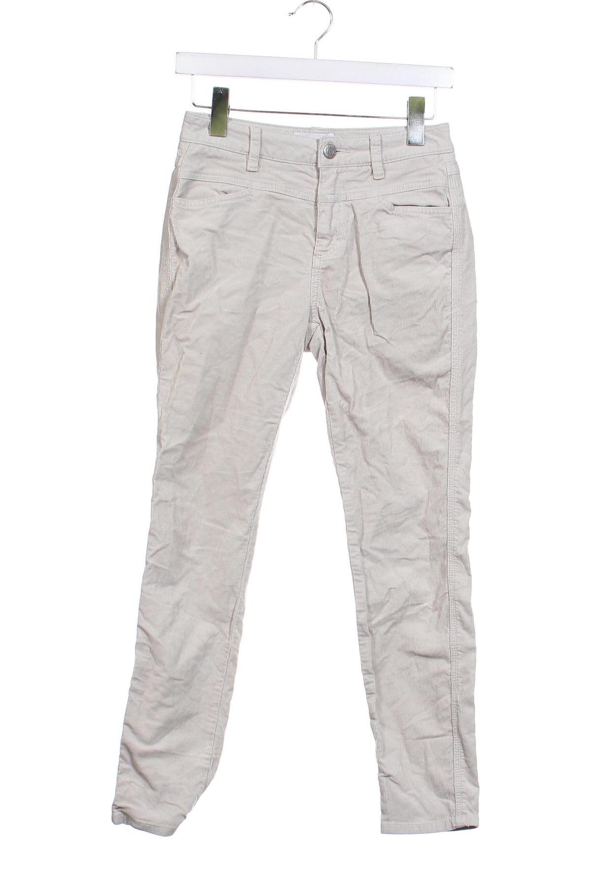 Pantaloni de velvet de femei Closed, Mărime XS, Culoare Bej, Preț 206,58 Lei
