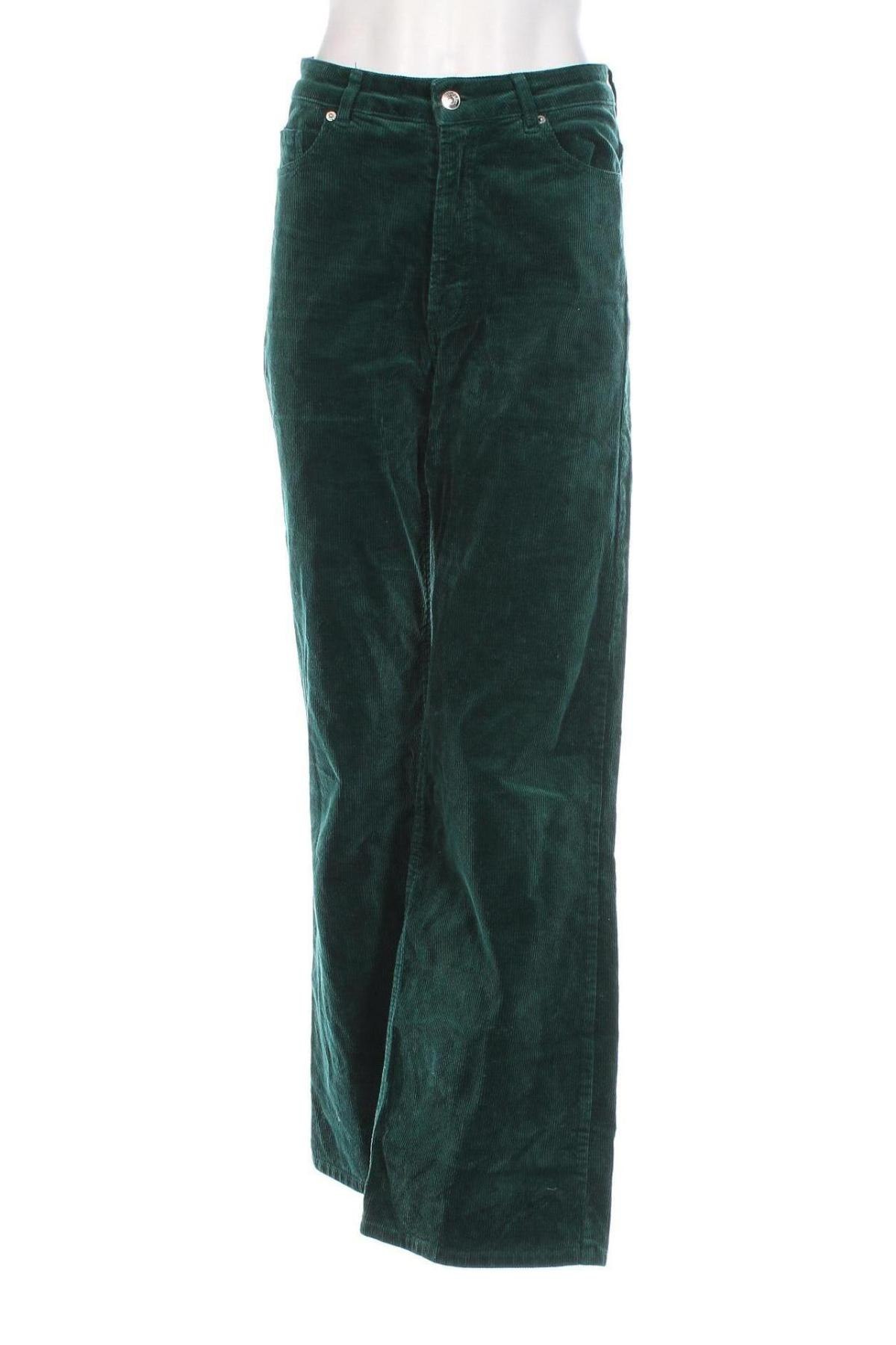 Дамски джинси H&M Divided, Размер M, Цвят Зелен, Цена 29,00 лв.