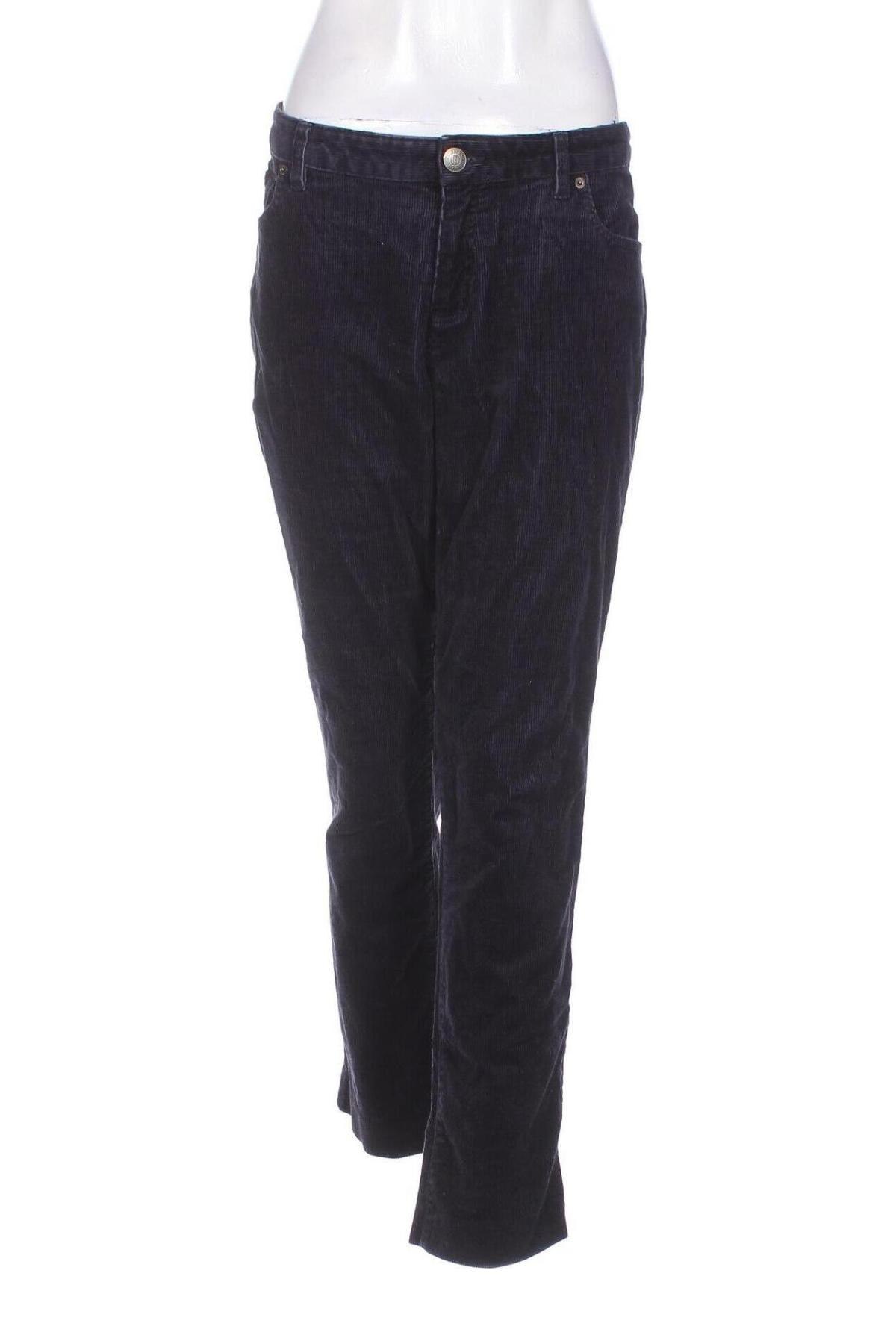 Γυναικείο κοτλέ παντελόνι Lands' End, Μέγεθος XL, Χρώμα Μπλέ, Τιμή 22,25 €