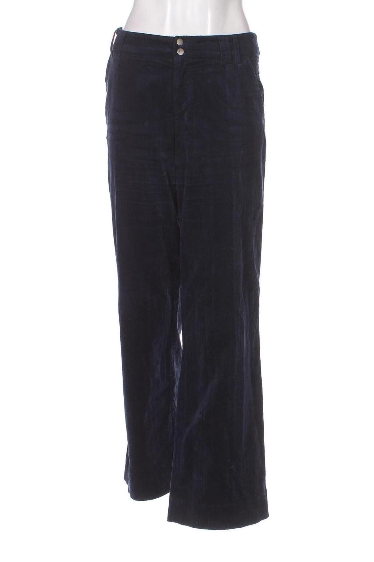 Pantaloni de velvet de femei Miss Etam, Mărime L, Culoare Albastru, Preț 56,55 Lei