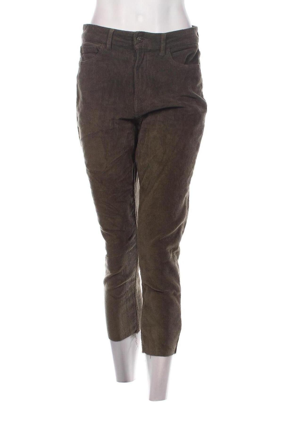 Pantaloni de velvet de femei ONLY, Mărime M, Culoare Verde, Preț 16,88 Lei