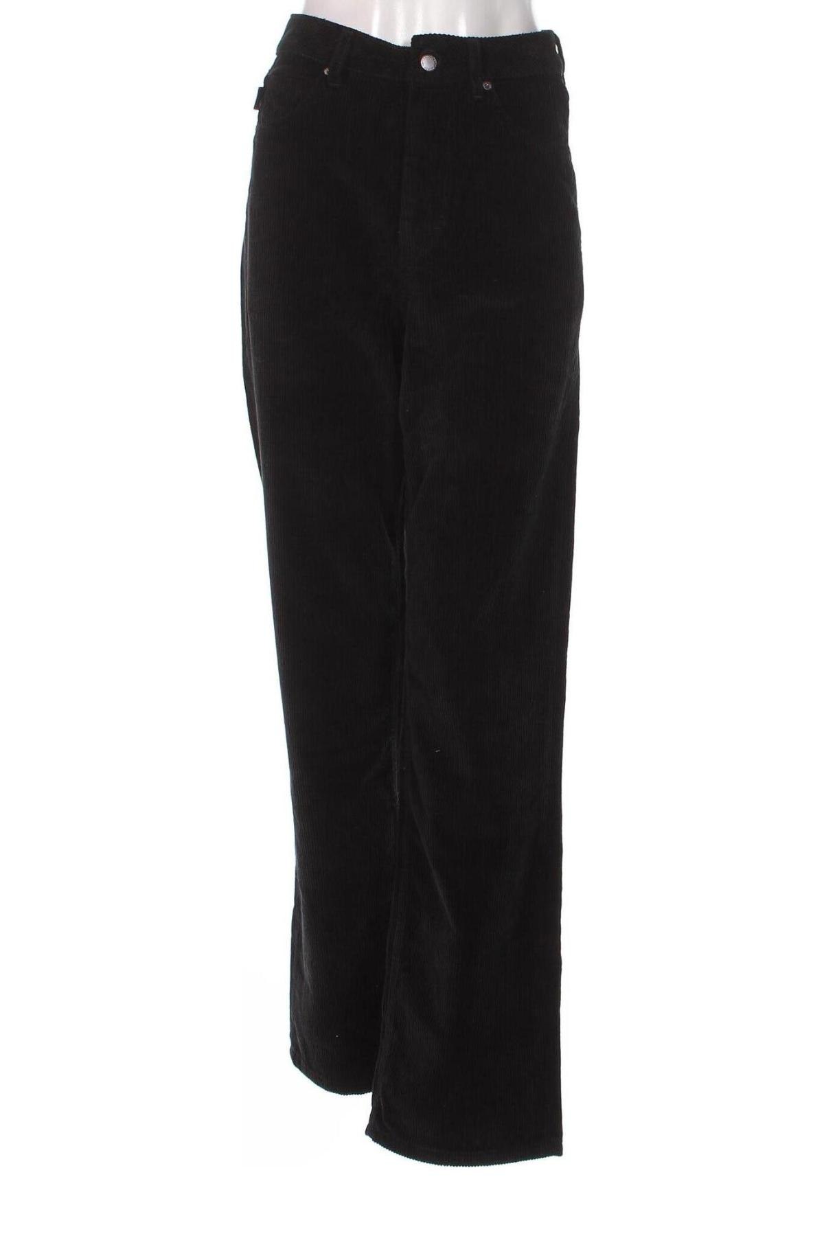 Γυναικείο κοτλέ παντελόνι Superdry, Μέγεθος S, Χρώμα Μαύρο, Τιμή 16,39 €