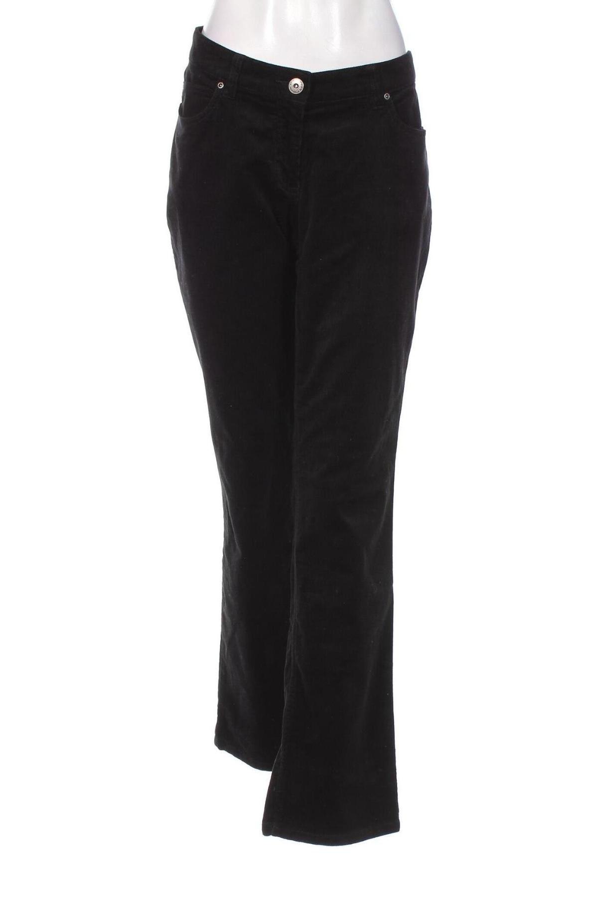 Γυναικείο κοτλέ παντελόνι Up 2 Fashion, Μέγεθος L, Χρώμα Μαύρο, Τιμή 6,23 €