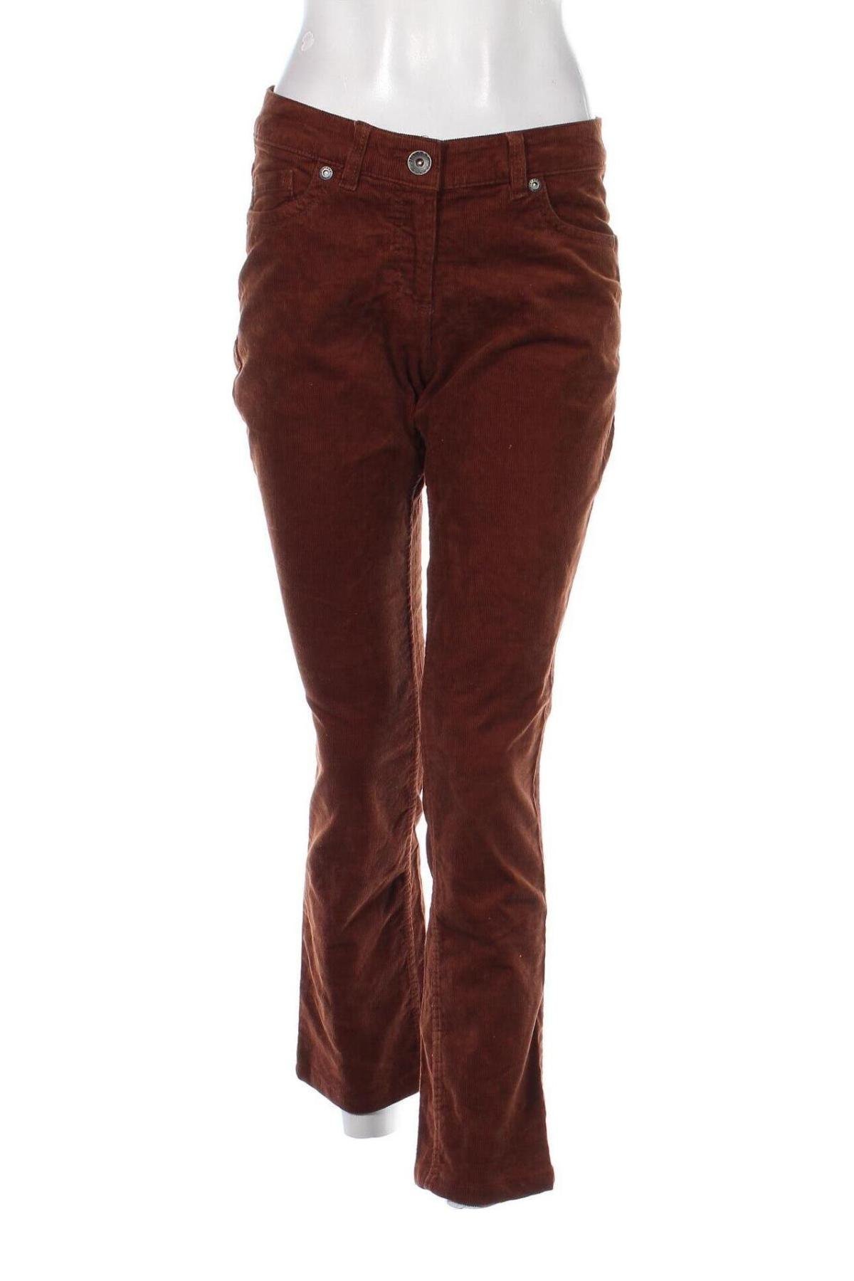 Pantaloni de velvet de femei Up 2 Fashion, Mărime M, Culoare Maro, Preț 27,66 Lei