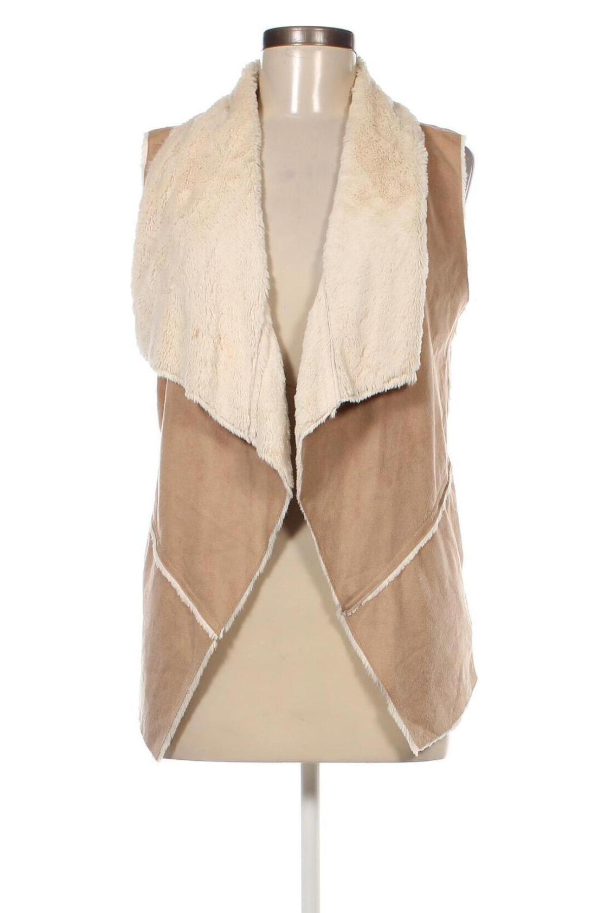 Damenweste Bershka, Größe S, Farbe Beige, Preis € 11,14