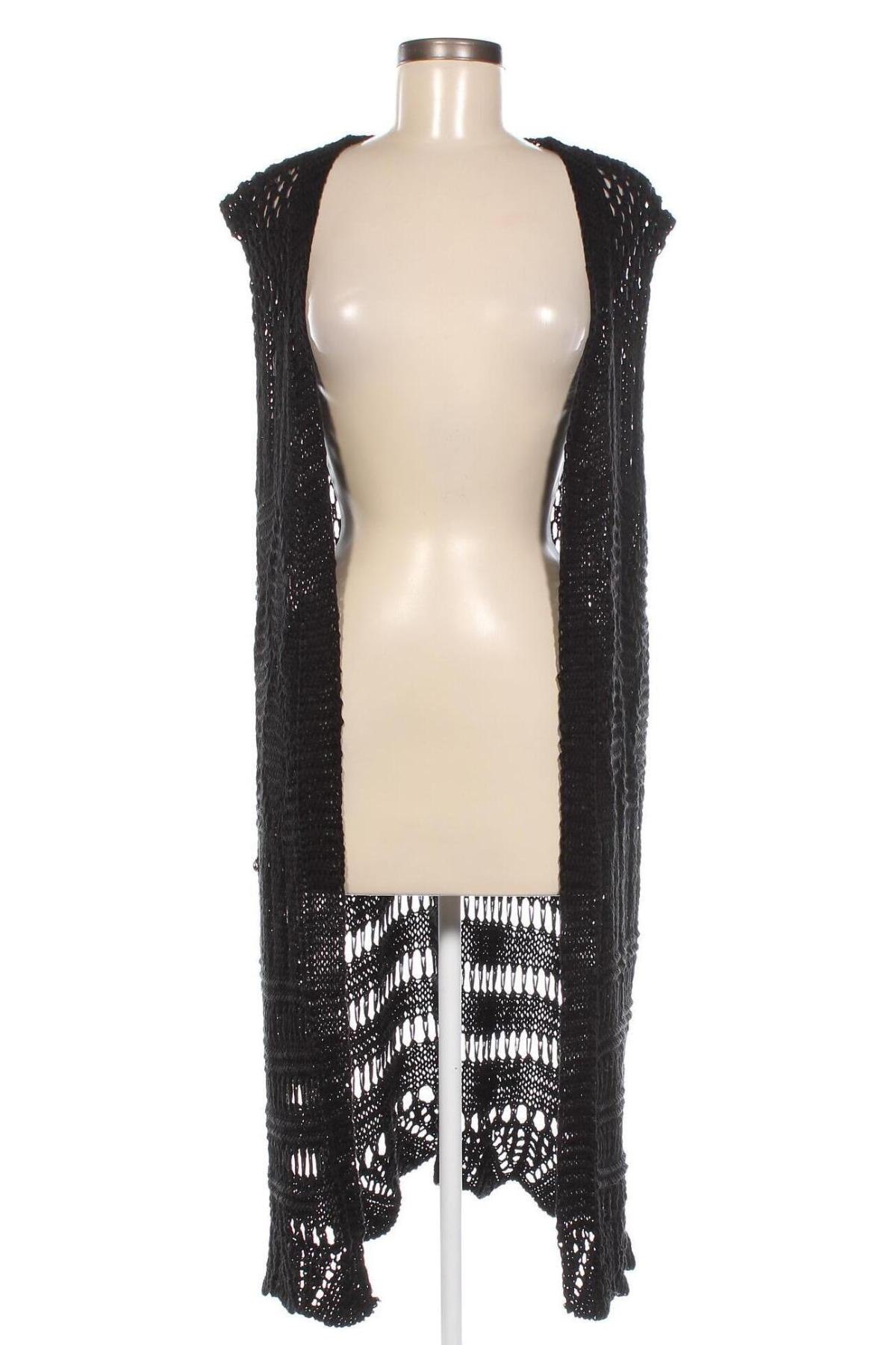 Γυναικείο γιλέκο Made In Italy, Μέγεθος XL, Χρώμα Μαύρο, Τιμή 19,79 €