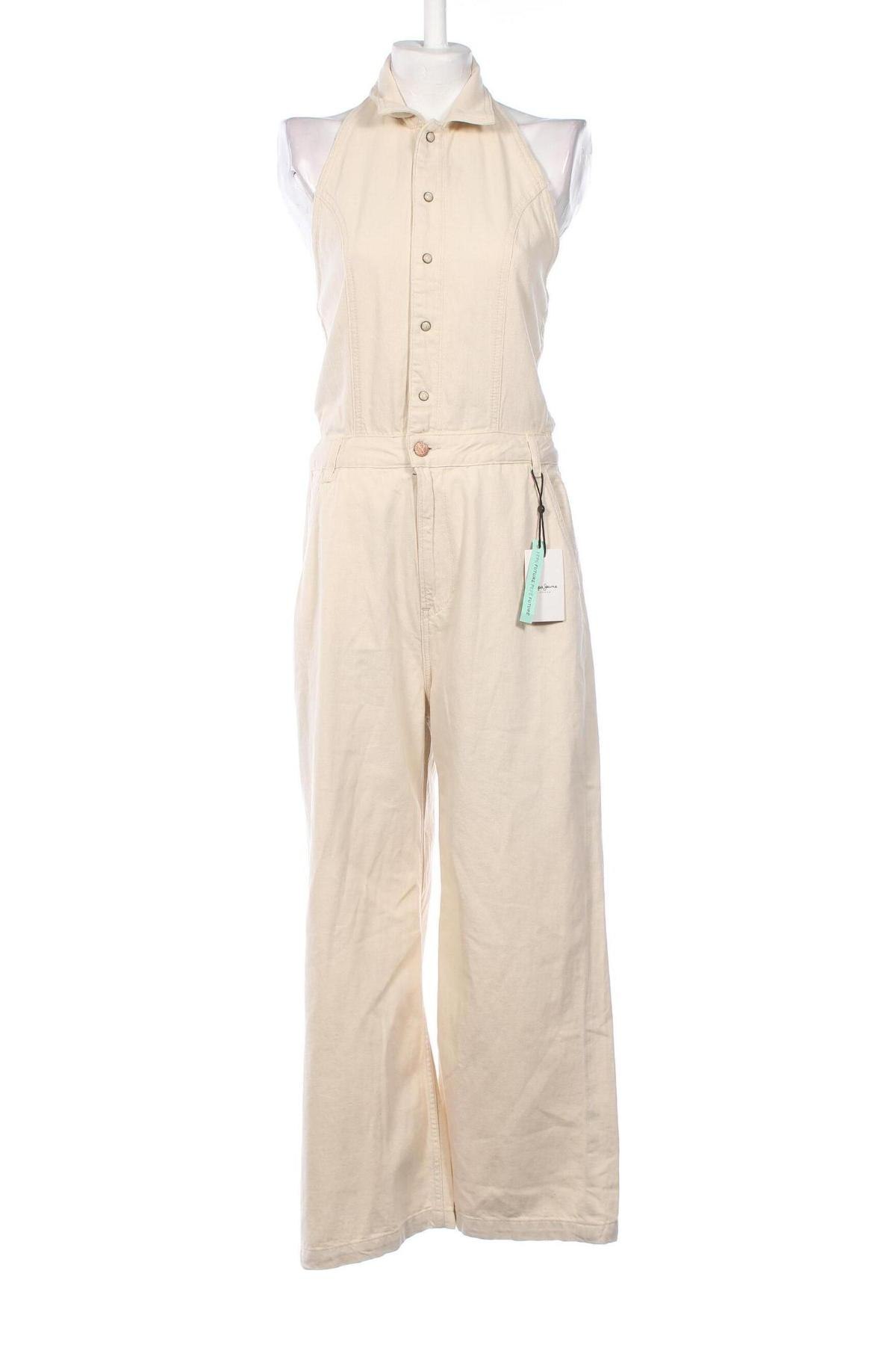 Damen Overall Pepe Jeans, Größe M, Farbe Weiß, Preis € 52,32