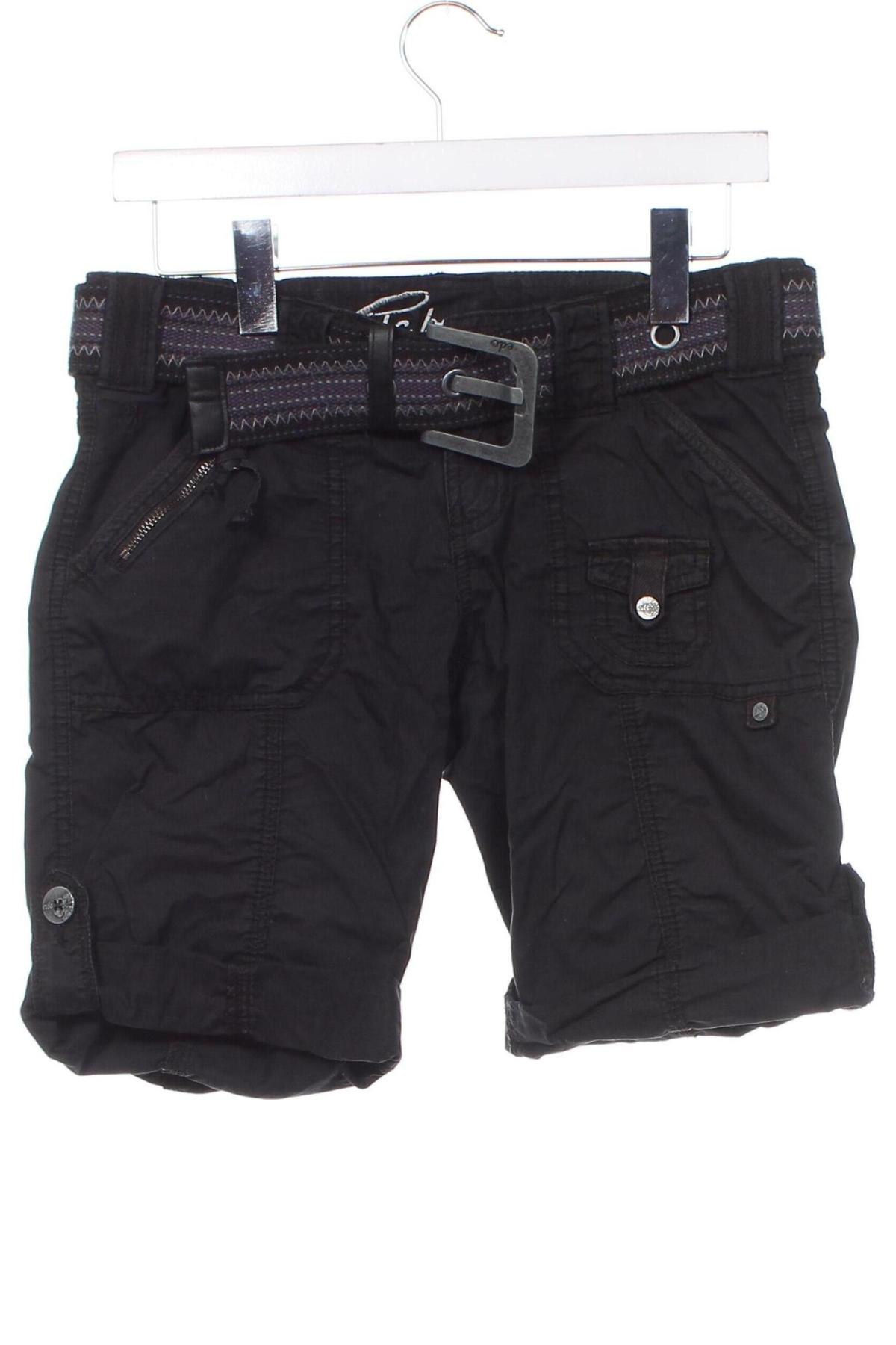Дамски къс панталон Edc By Esprit, Размер XS, Цвят Черен, Цена 19,94 лв.