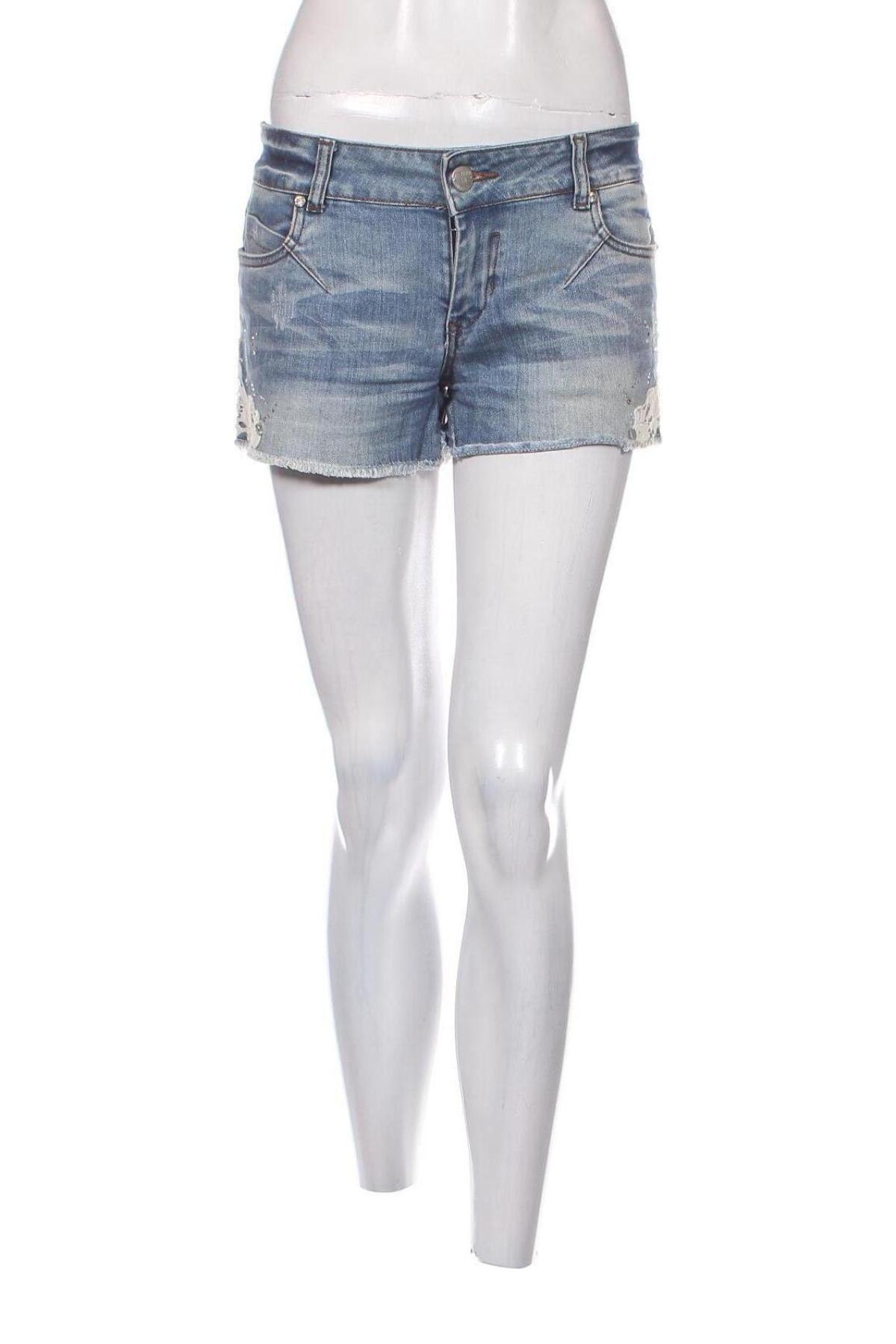 Γυναικείο κοντό παντελόνι Fb Sister, Μέγεθος L, Χρώμα Μπλέ, Τιμή 5,26 €