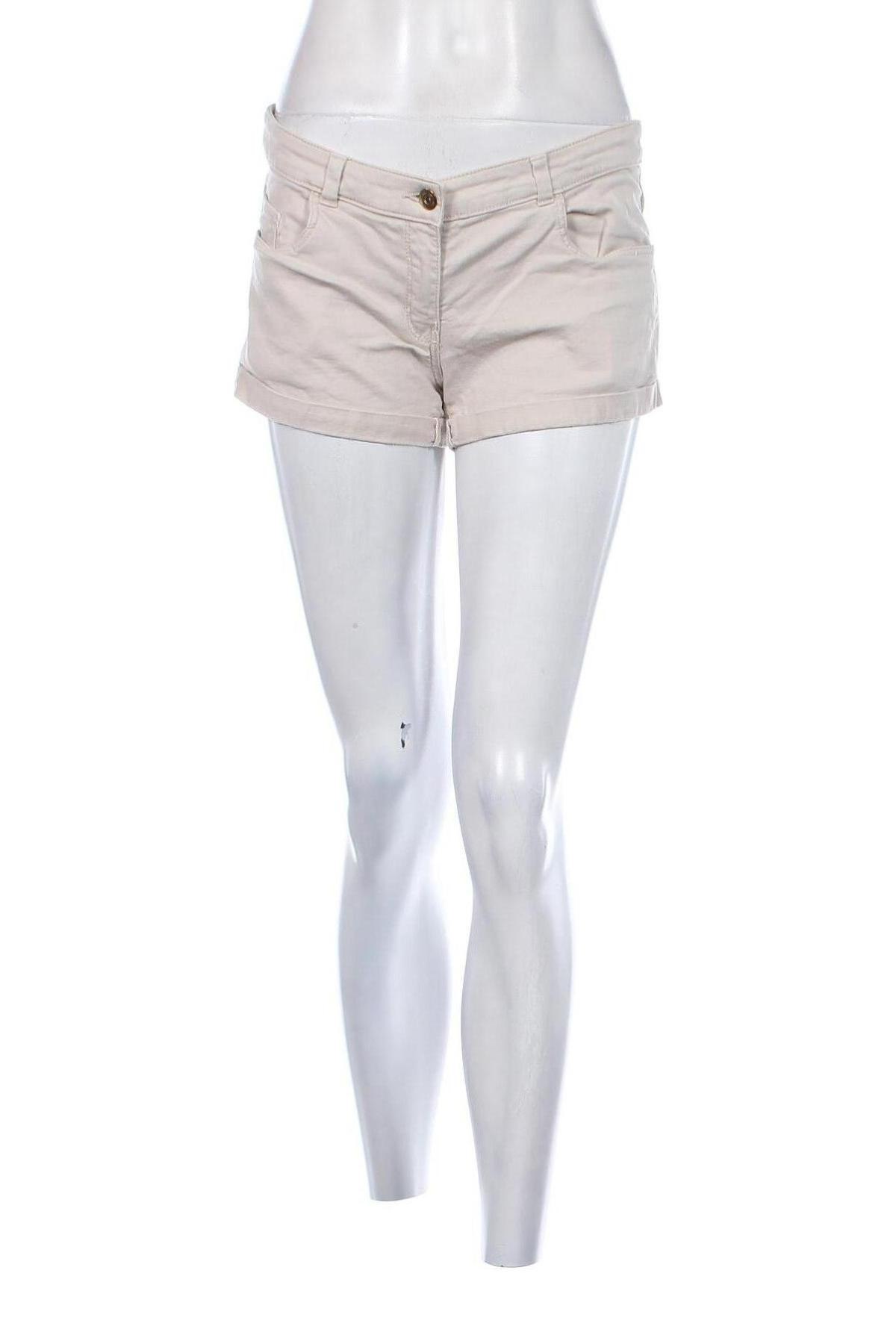 Дамски къс панталон H&M, Размер S, Цвят Бежов, Цена 9,69 лв.