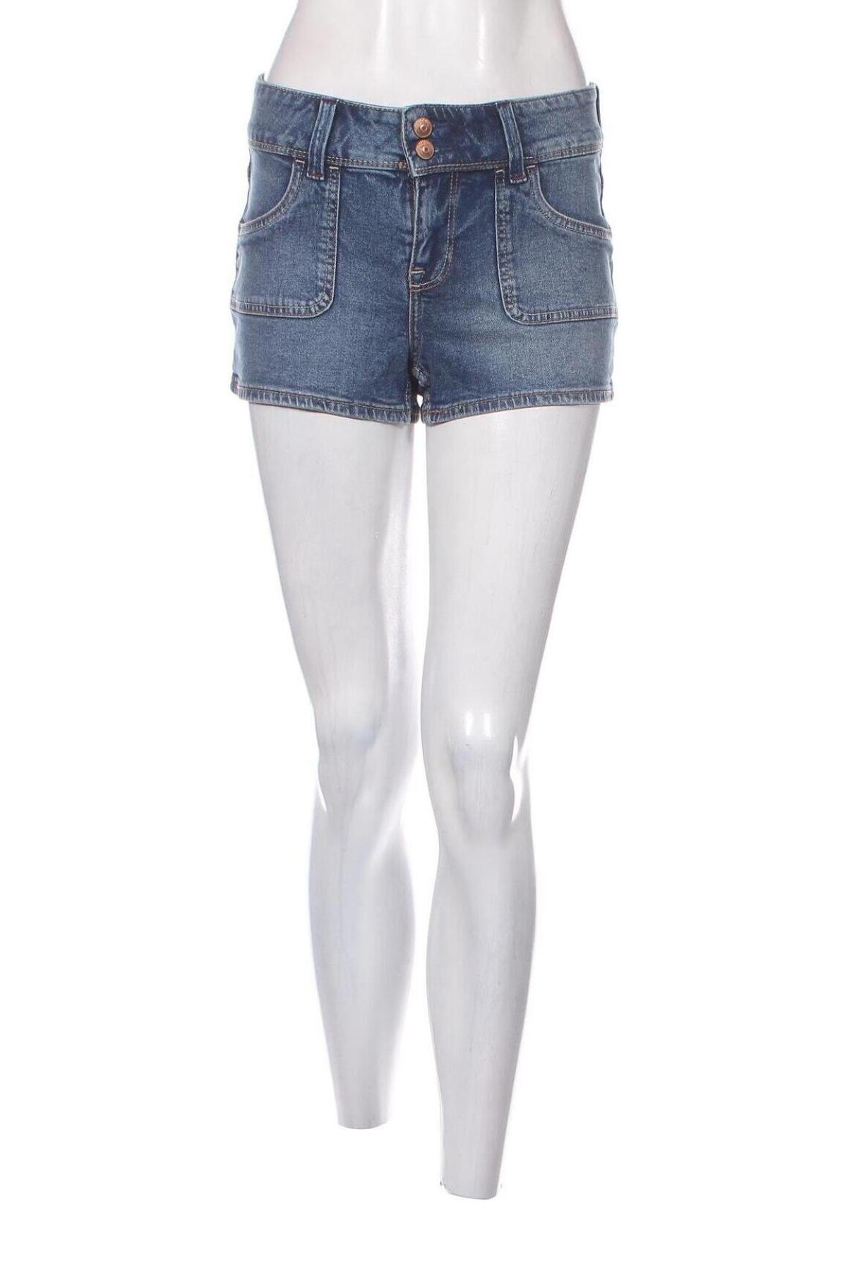 Pantaloni scurți de femei H&M Divided, Mărime M, Culoare Albastru, Preț 48,83 Lei