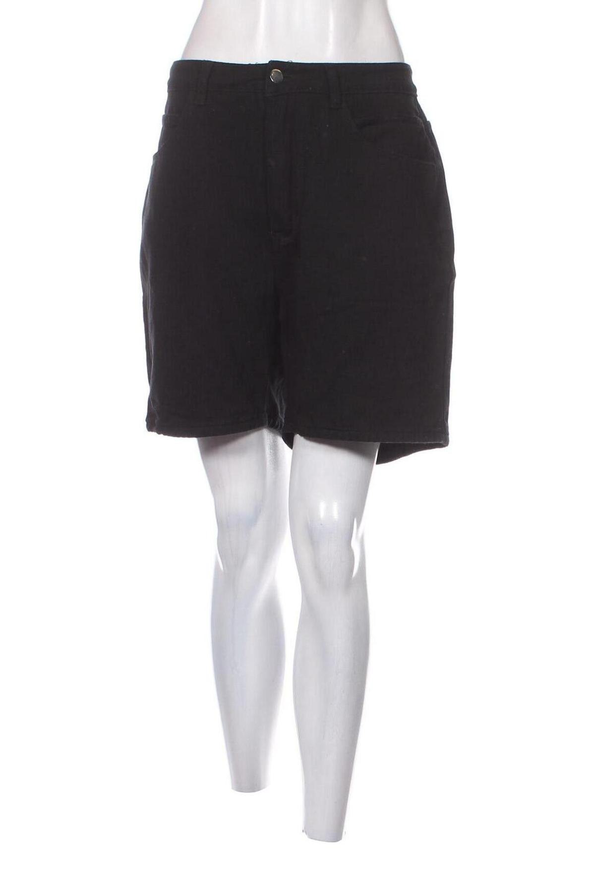 Γυναικείο κοντό παντελόνι SHEIN, Μέγεθος XL, Χρώμα Μαύρο, Τιμή 10,00 €