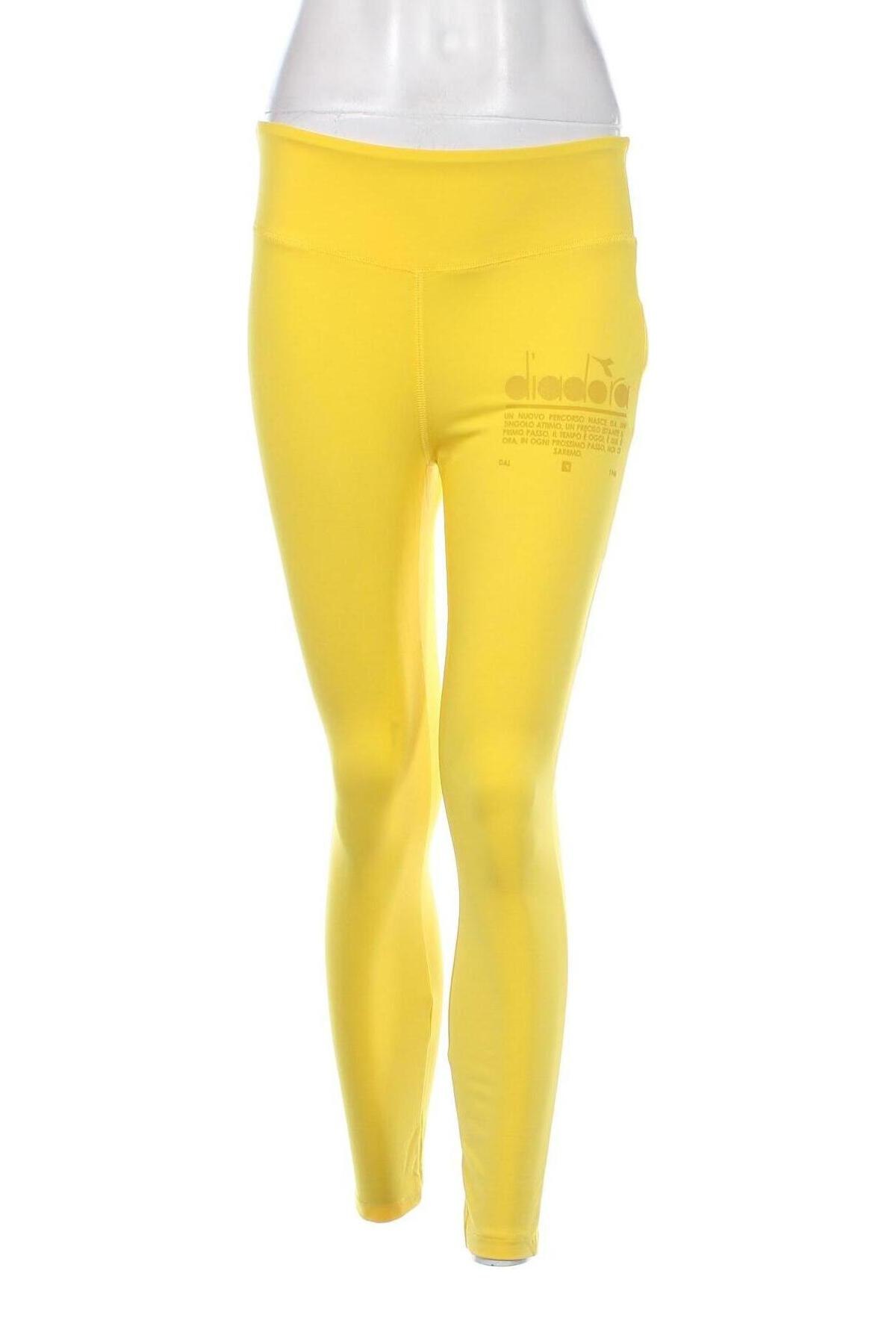 Damen Leggings Diadora, Größe S, Farbe Gelb, Preis € 13,10