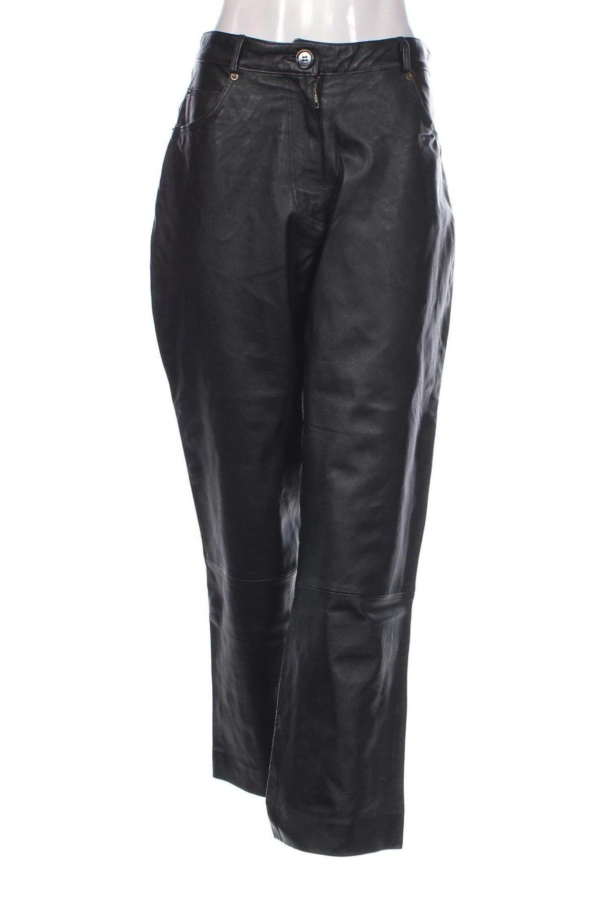 Damskie skórzane spodnie Authentic Clothing Company, Rozmiar XL, Kolor Czarny, Cena 342,24 zł