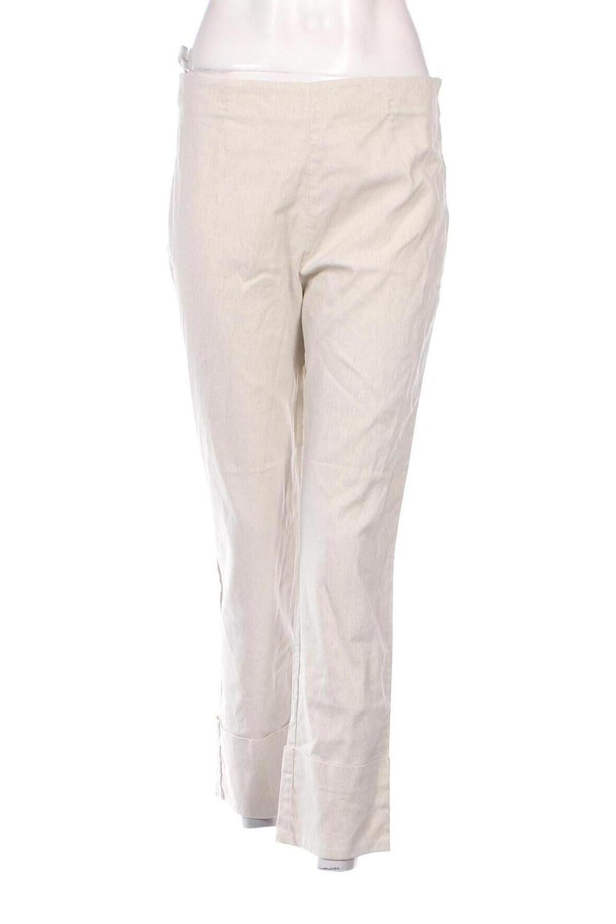 Pantaloni de femei, Mărime XL, Culoare Ecru, Preț 77,81 Lei