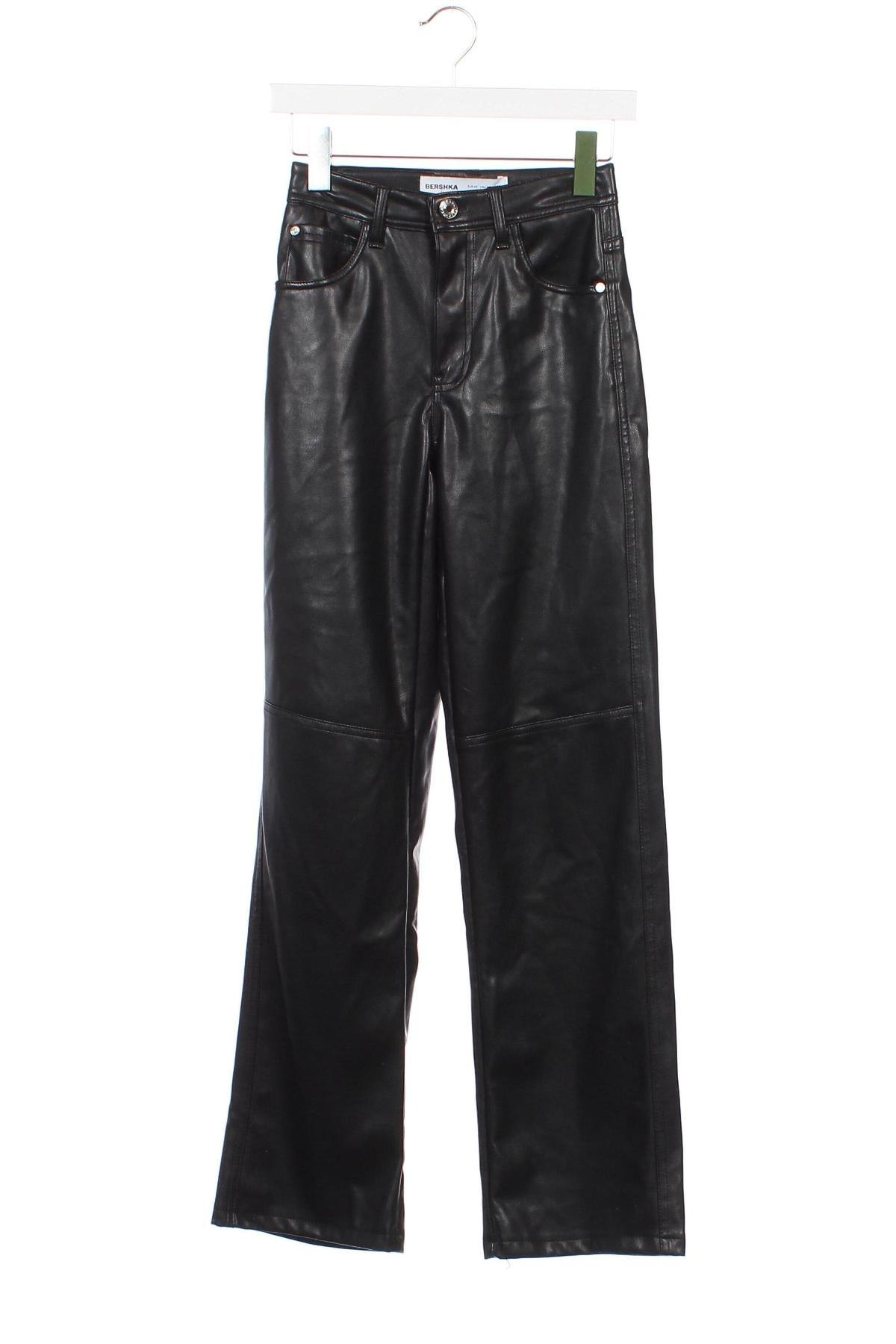 Pantaloni de femei Bershka, Mărime XS, Culoare Negru, Preț 38,15 Lei