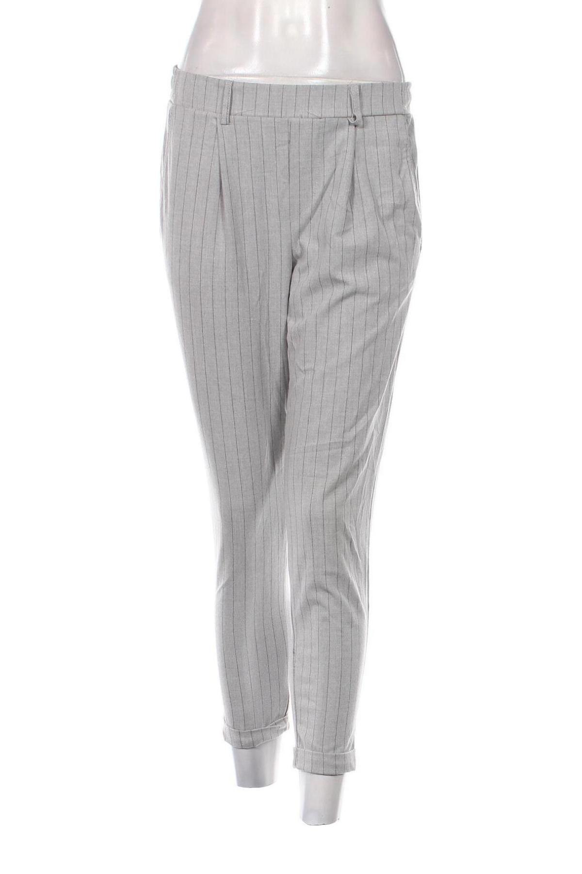 Pantaloni de femei Bershka, Mărime S, Culoare Gri, Preț 26,71 Lei